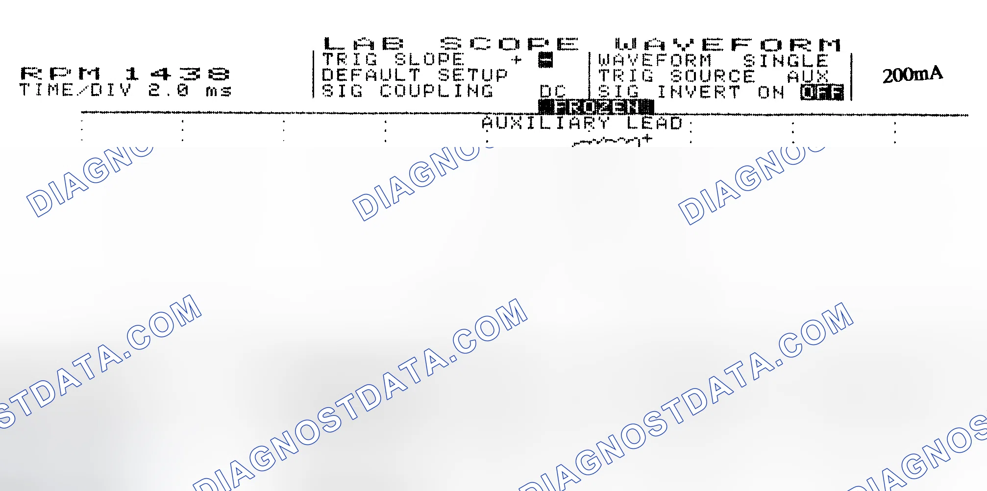 Scheme 15: Single Injector w/Normal Current Flow - Current Pattern