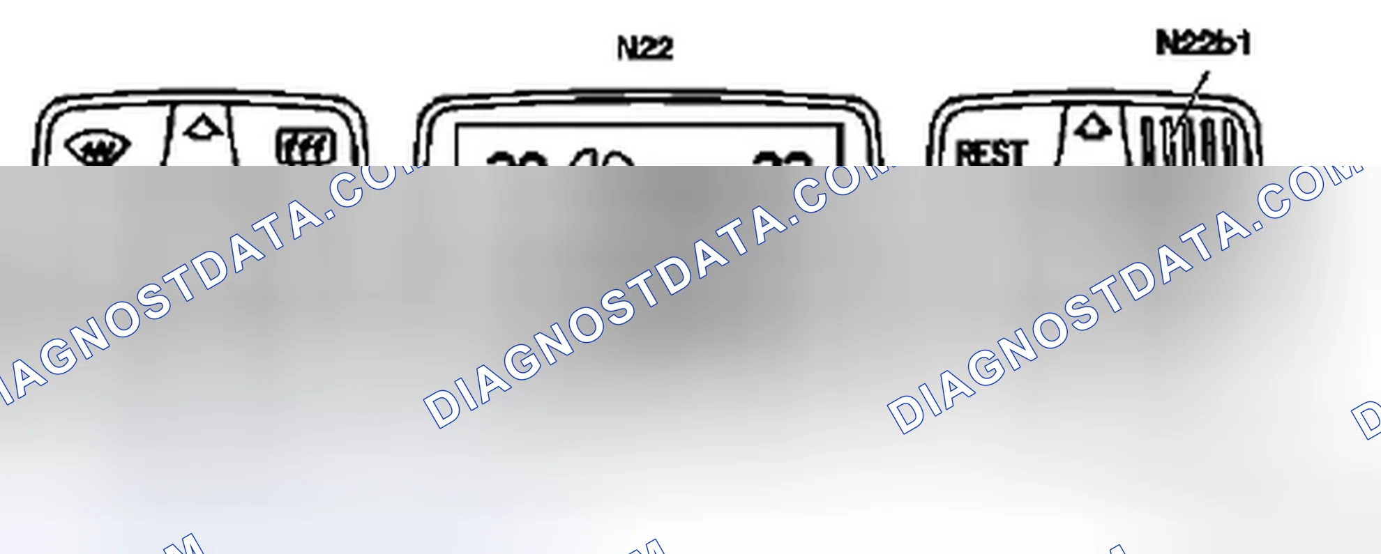 Scheme 42: Identifying Automatic A/C Pushbutton Control Module And In-Car Temperature Sensor