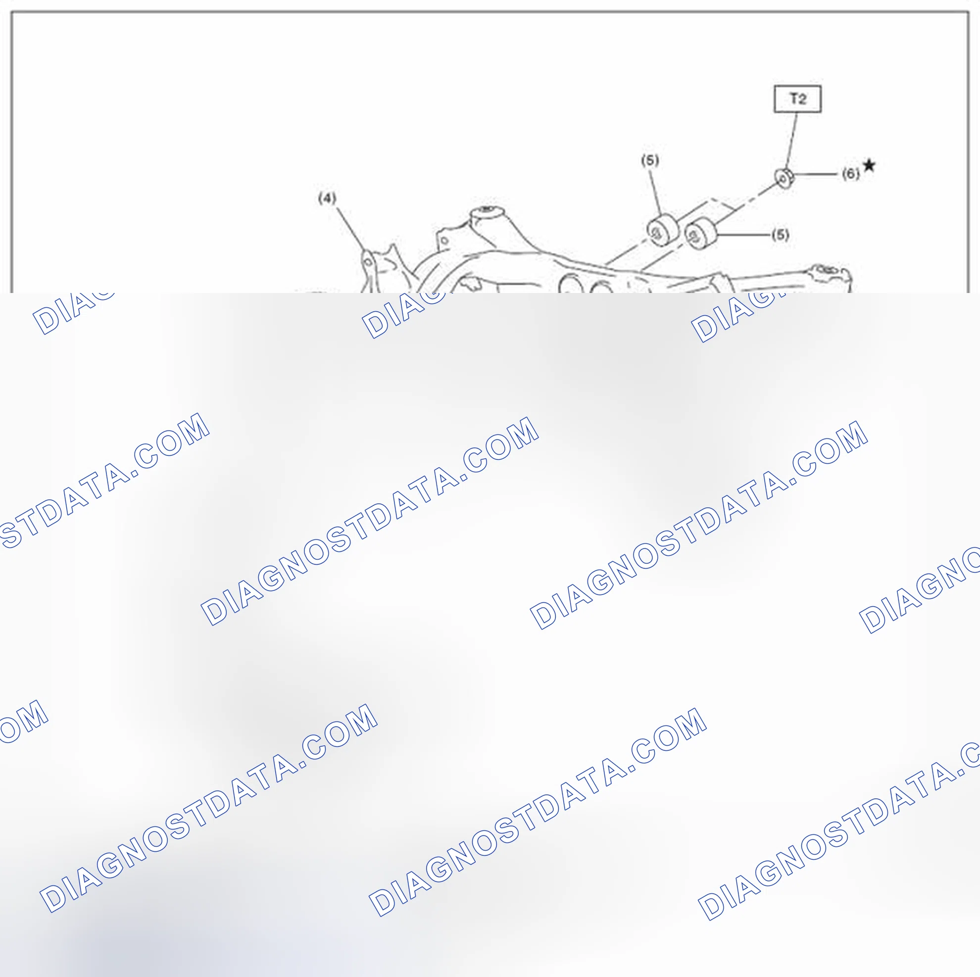 Scheme 95: REAR DIFFERENTIAL MOUNTING SYSTEM