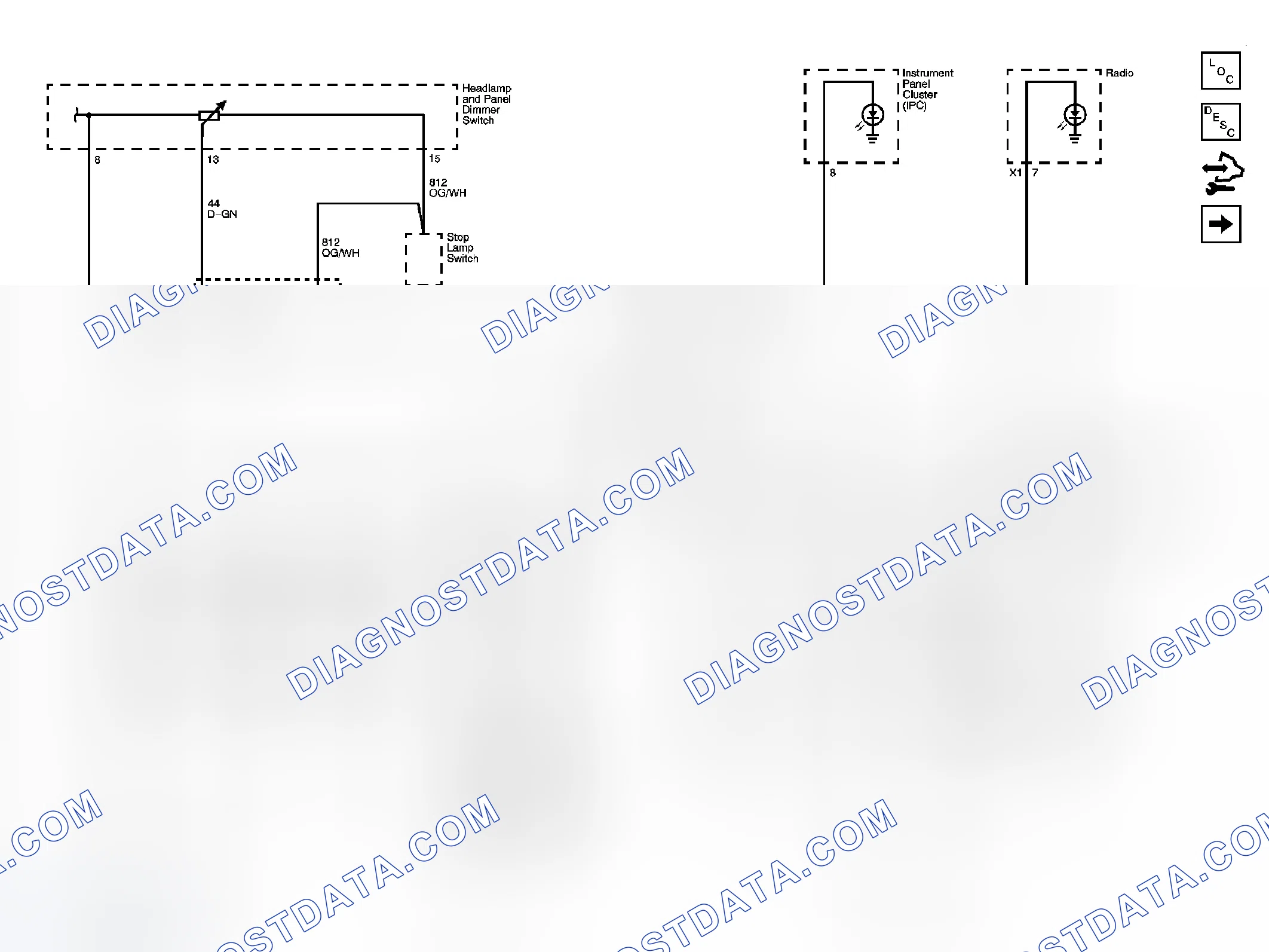 Scheme 14: Interior Lights Dimming Schematics