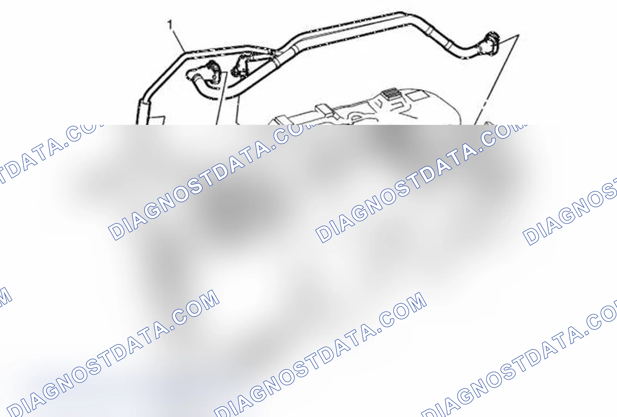 Scheme 23: Evaporative Emission System Hose/Pipe Replacement (Fuel Pump Module to Canister AWD)