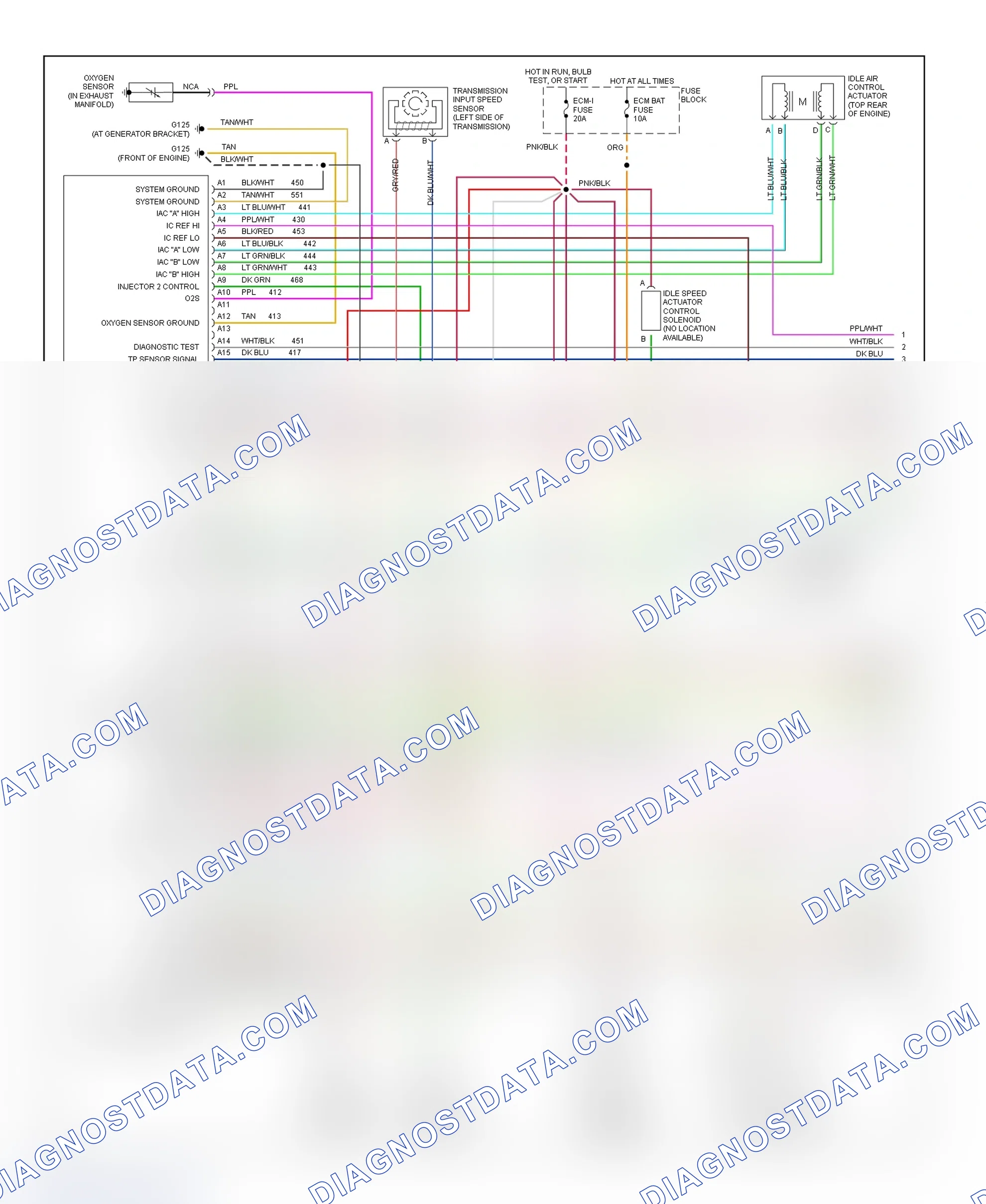 Scheme 30: Wiring Diagram ("P" Series - Cutaway - 5.7L - 1 Of 3)
