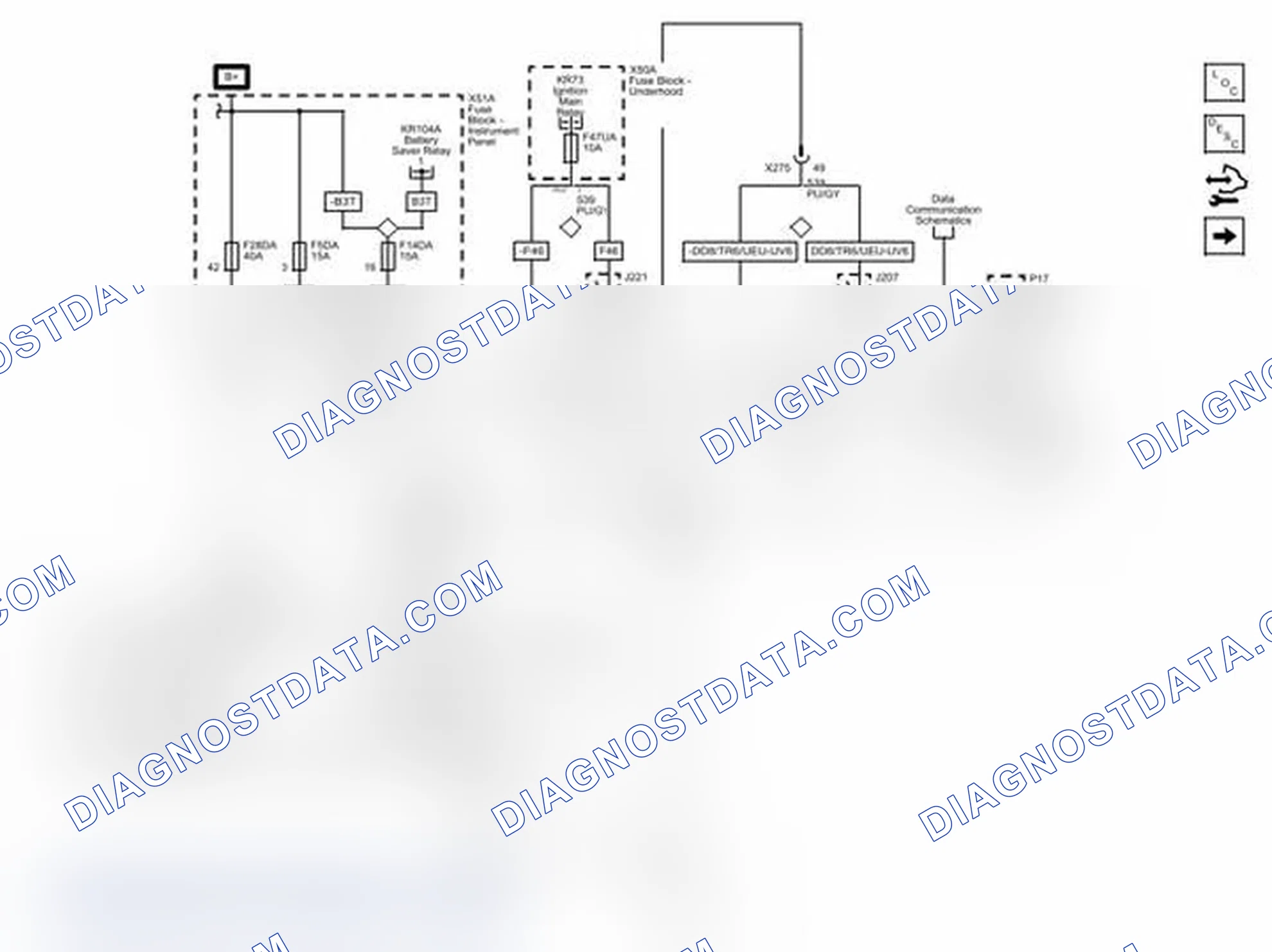 Scheme 80: Power, Ground, Data Communication, and Blower Controls