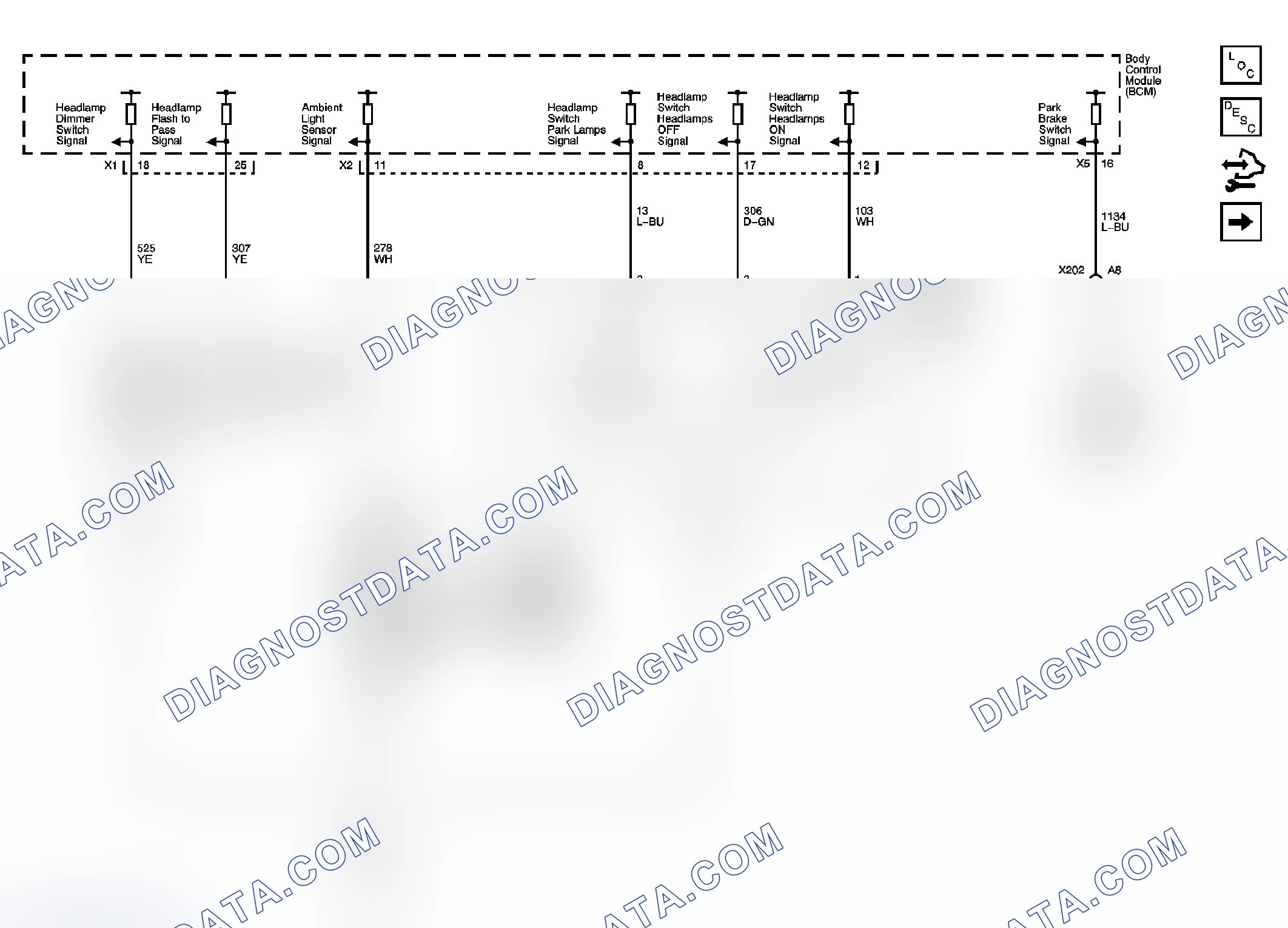 Scheme 1: Headlights/Daytime Running Lights (DRL) Schematics