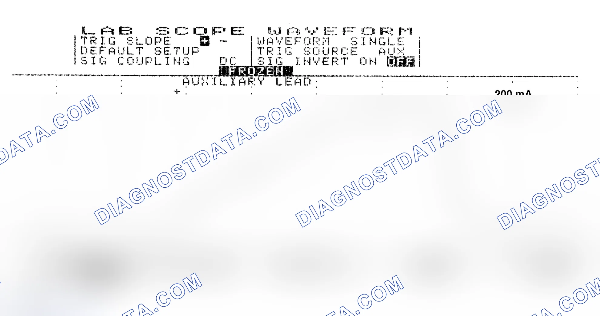 Scheme 13: Single Injector w/Normal Current Flow - Current Pattern
