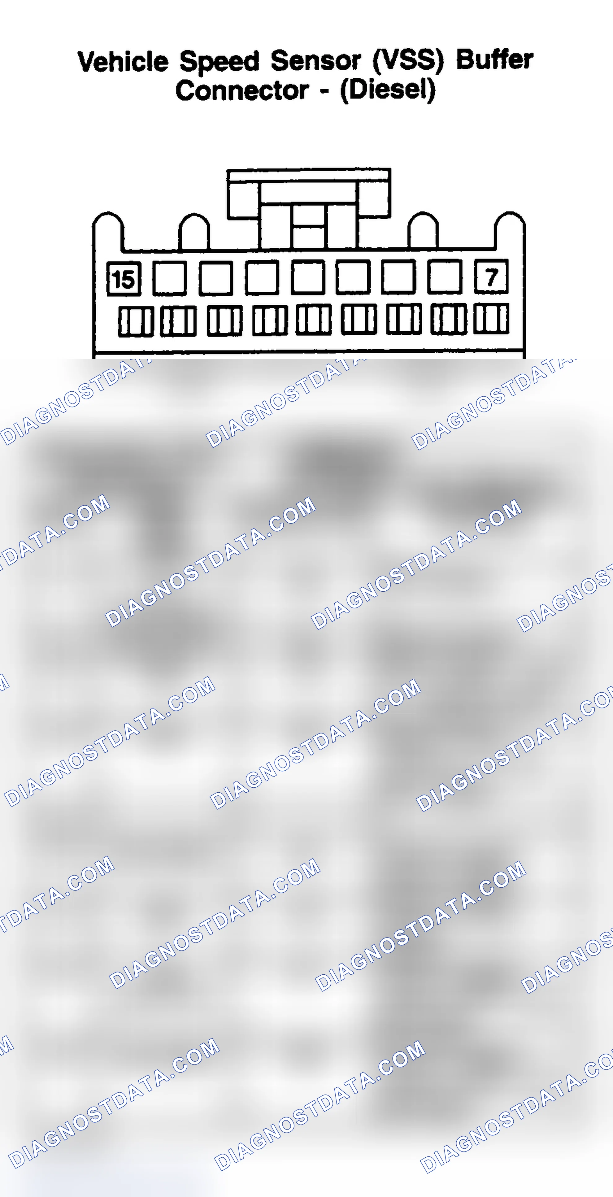 Scheme 258: VEHICLE SPEED SENSOR (VSS) BUFFER (DIESEL)
