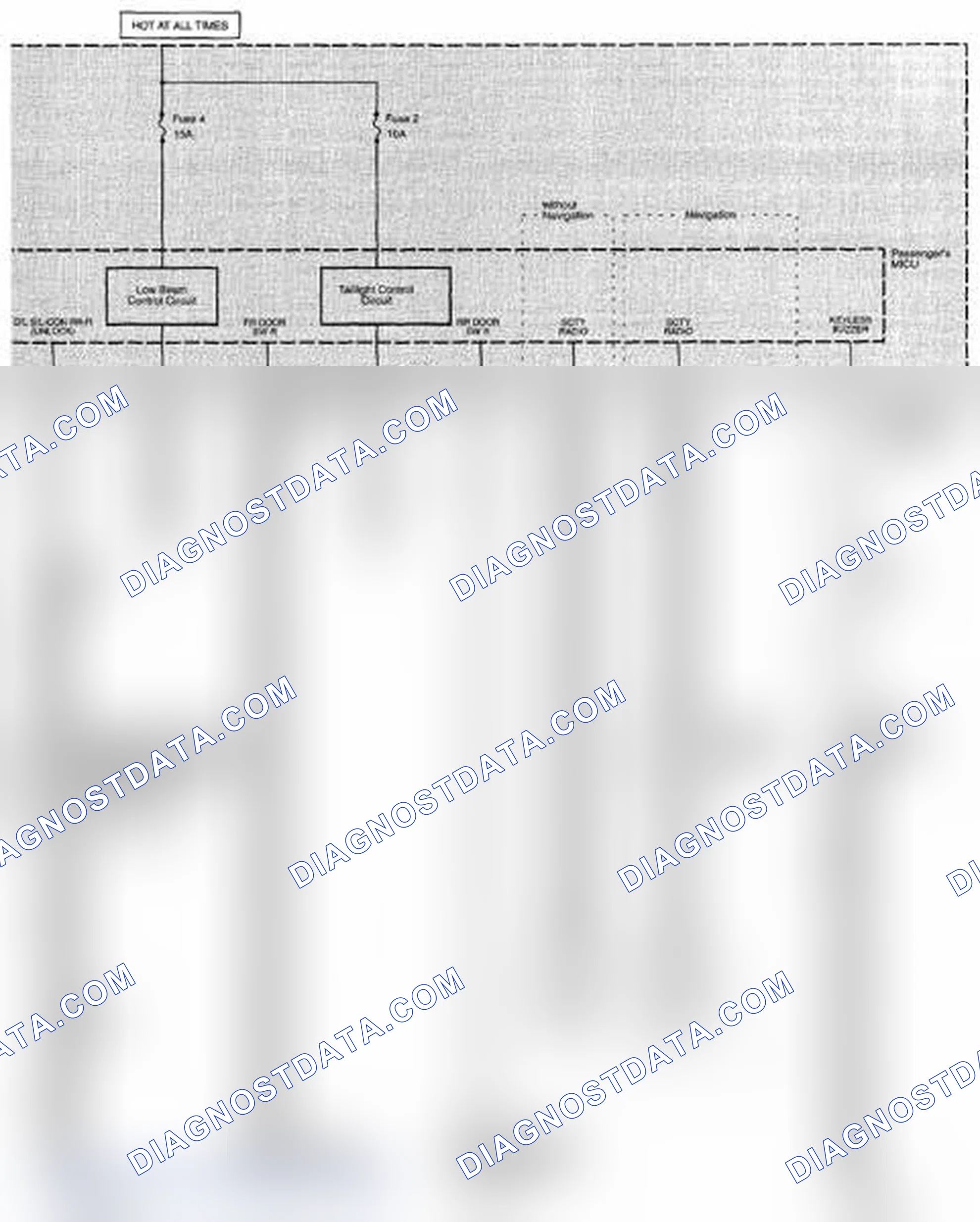 Scheme 273: Keyless/Power Door Locks/Security System (V6) Circuit Diagram (Page 130-7)
