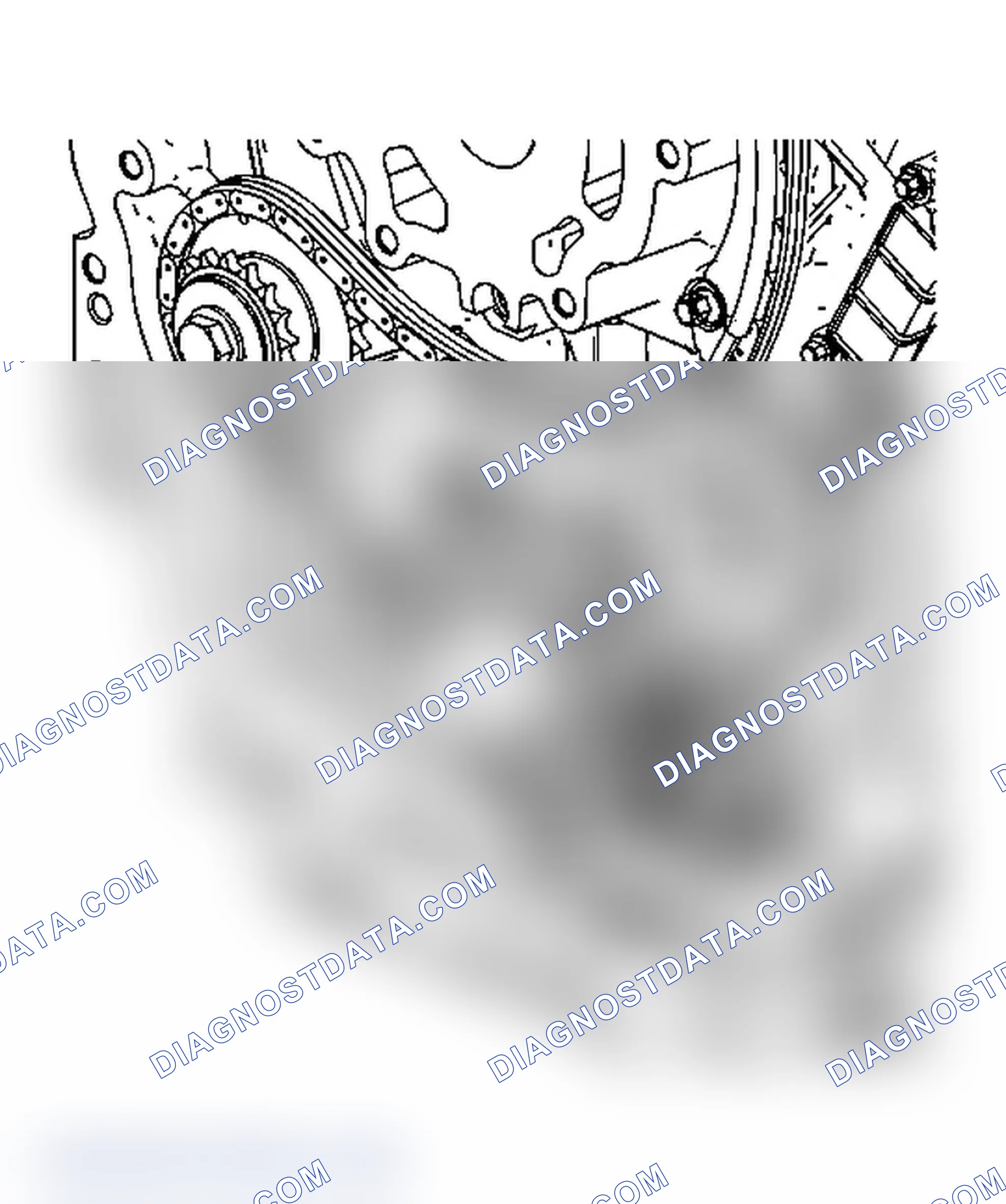 Scheme 192: Primary Camshaft Drive Chain Guide Removal - Lower