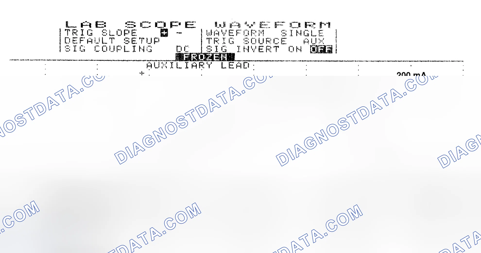 Scheme 13: Single Injector w/Normal Current Flow - Current Pattern