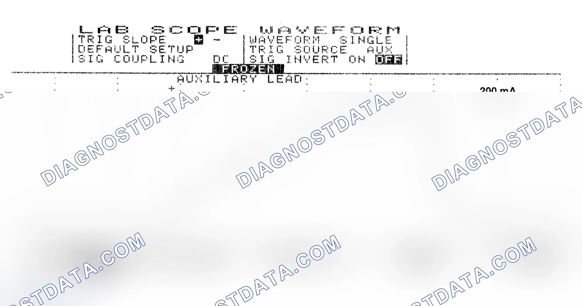 Scheme 13: Single Injector w/Normal Current Flow - Current Pattern