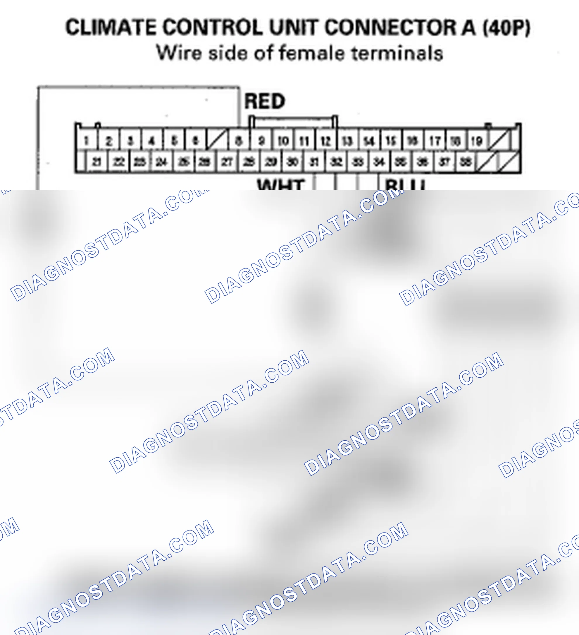 Scheme 80: DTC B1239 or DTC indicator A: An Open or Short in the Front Mode Control Motor Circuit