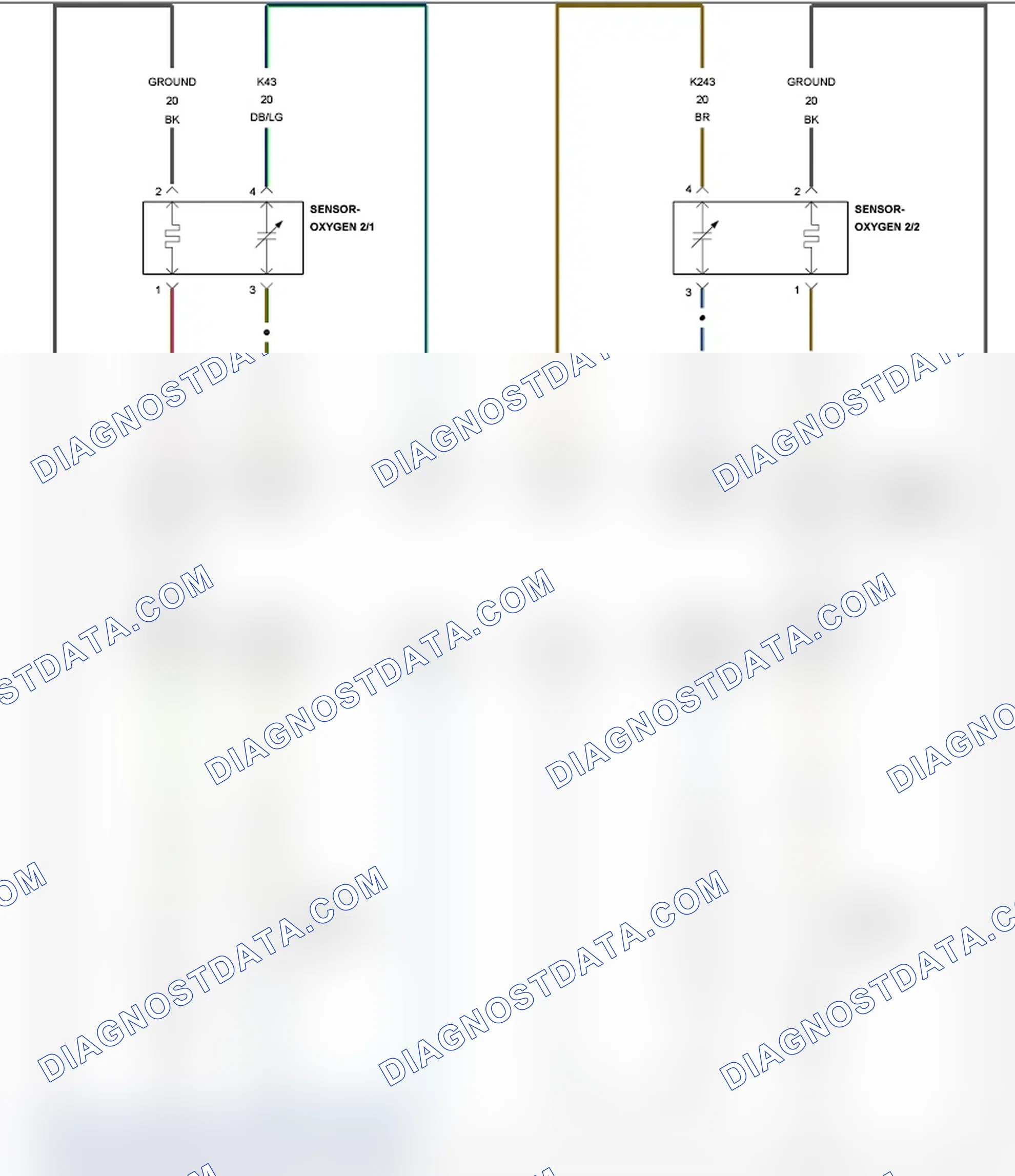 Scheme 479: CHECKING THE OXYGEN SENSOR OPERATION