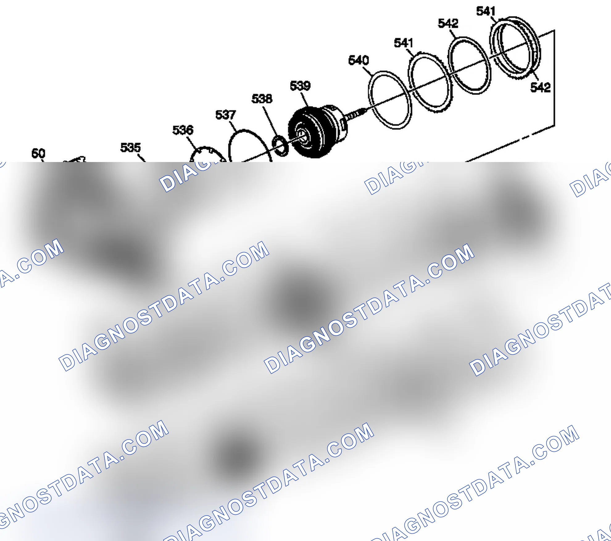Scheme 162: 2-6, Low and Reverse and 1-2-3-4 Clutch Plate Assemblies - Gen 1