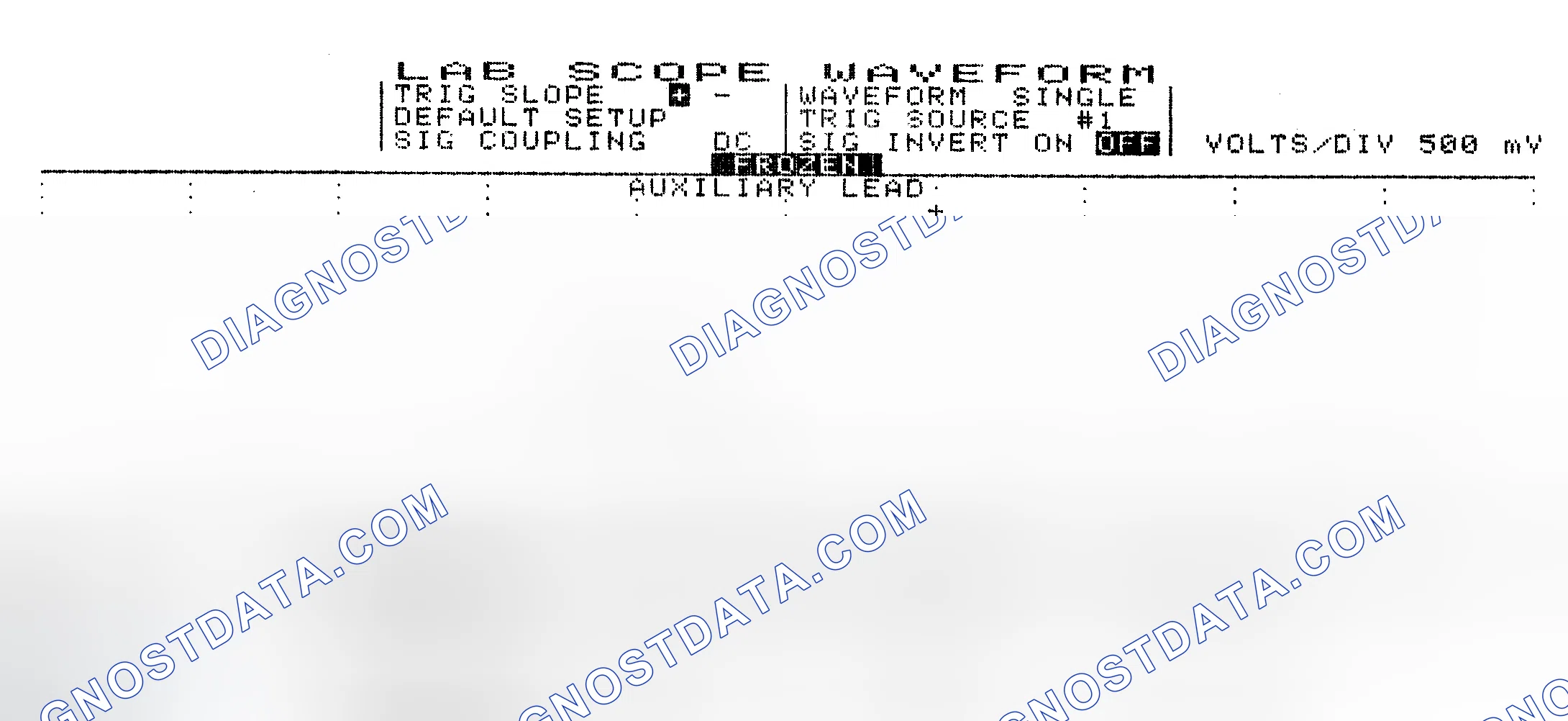 Scheme 10: Single Injector w/Excessive Current Flow - Current Pattern
