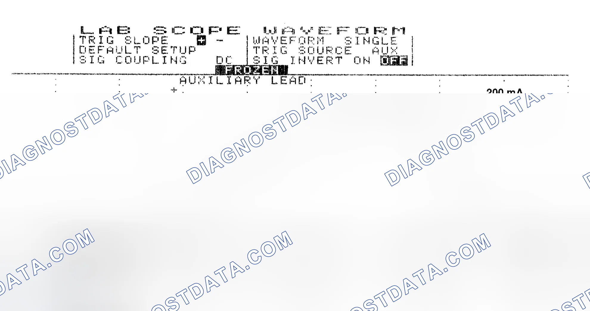 Scheme 13: Single Injector w/Normal Current Flow - Current Pattern