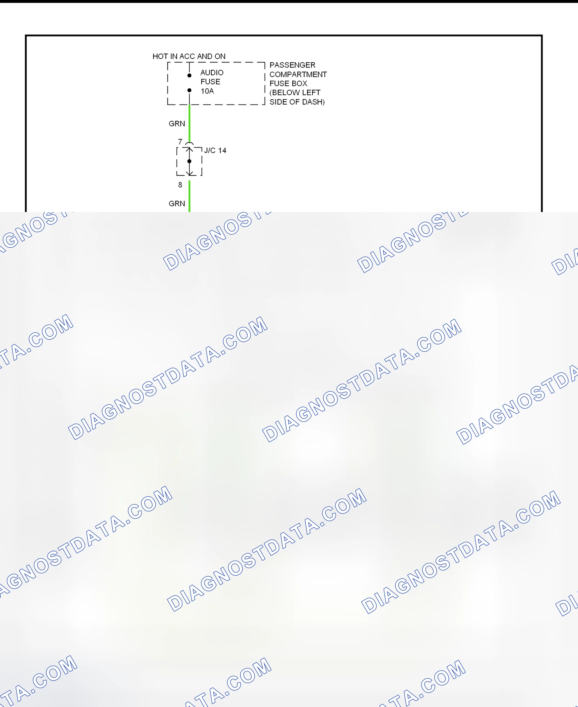 Scheme 3: Power Mirror System Wiring Diagram (Sephia)