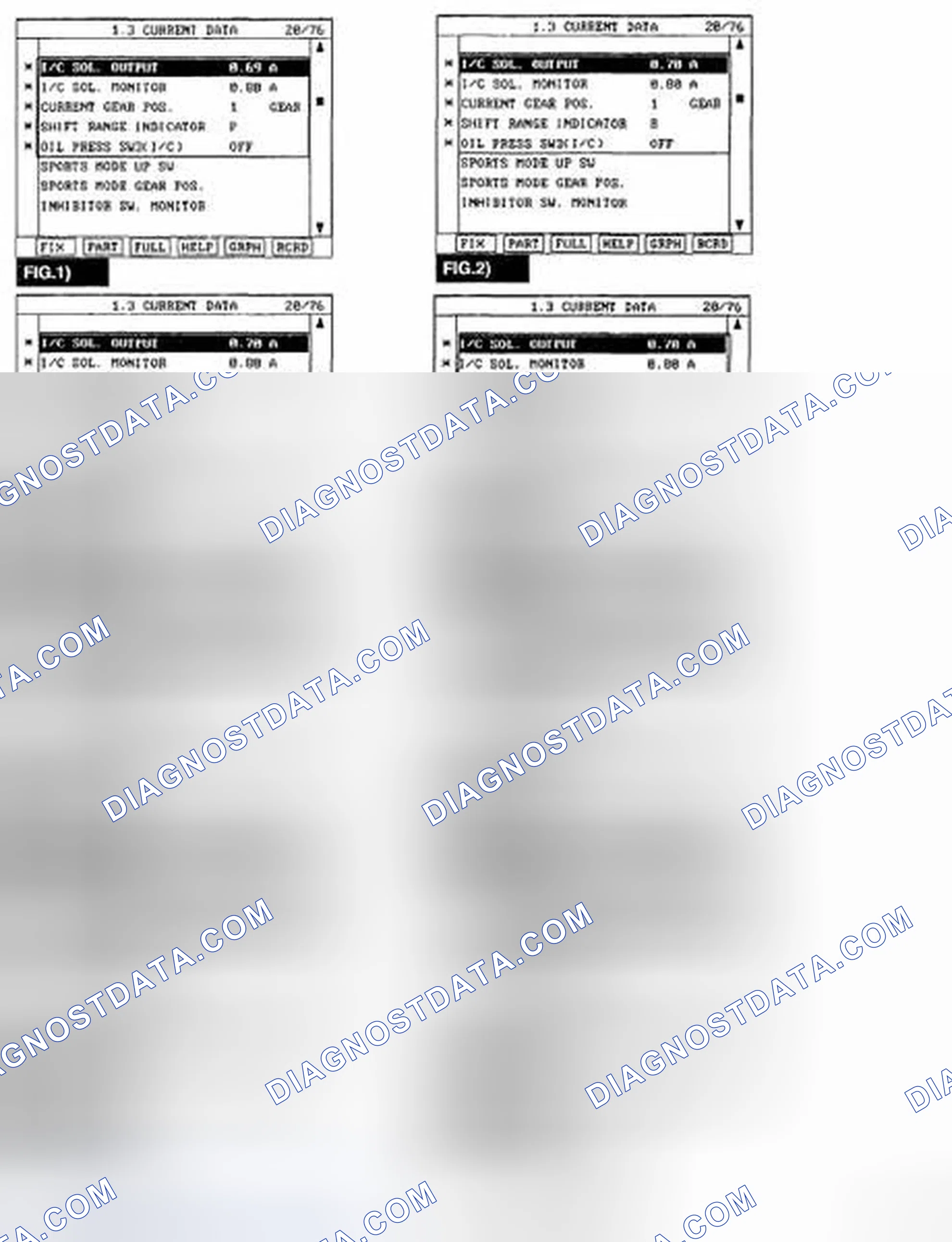 Scheme 47: MONITOR SCAN TOOL DATA