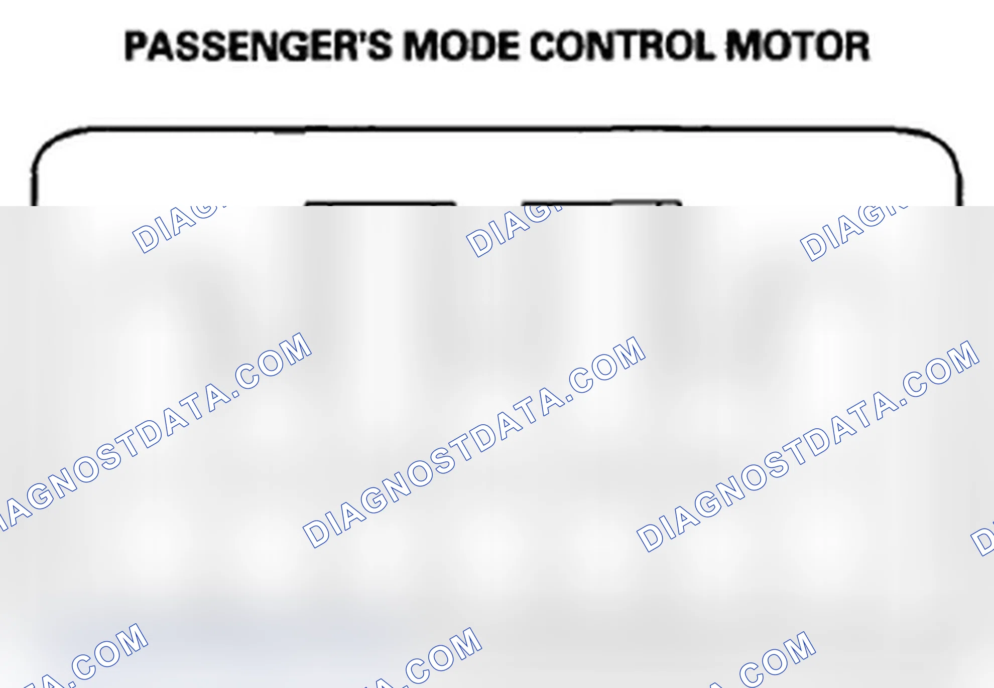 Scheme 156: Passenger's Mode Control Motor Test