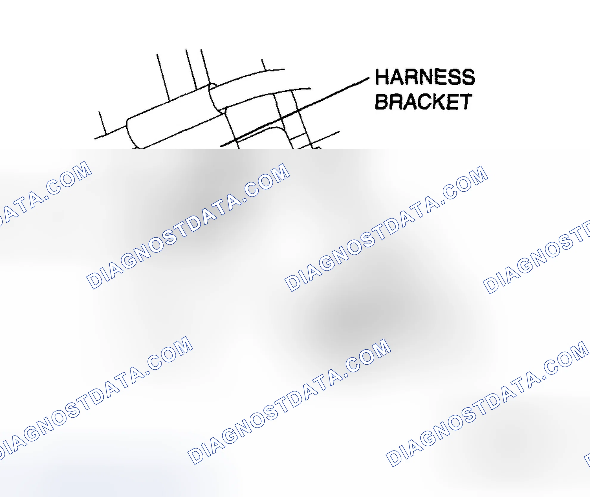 Scheme 60: Wiring Harness Bracket Installation Note