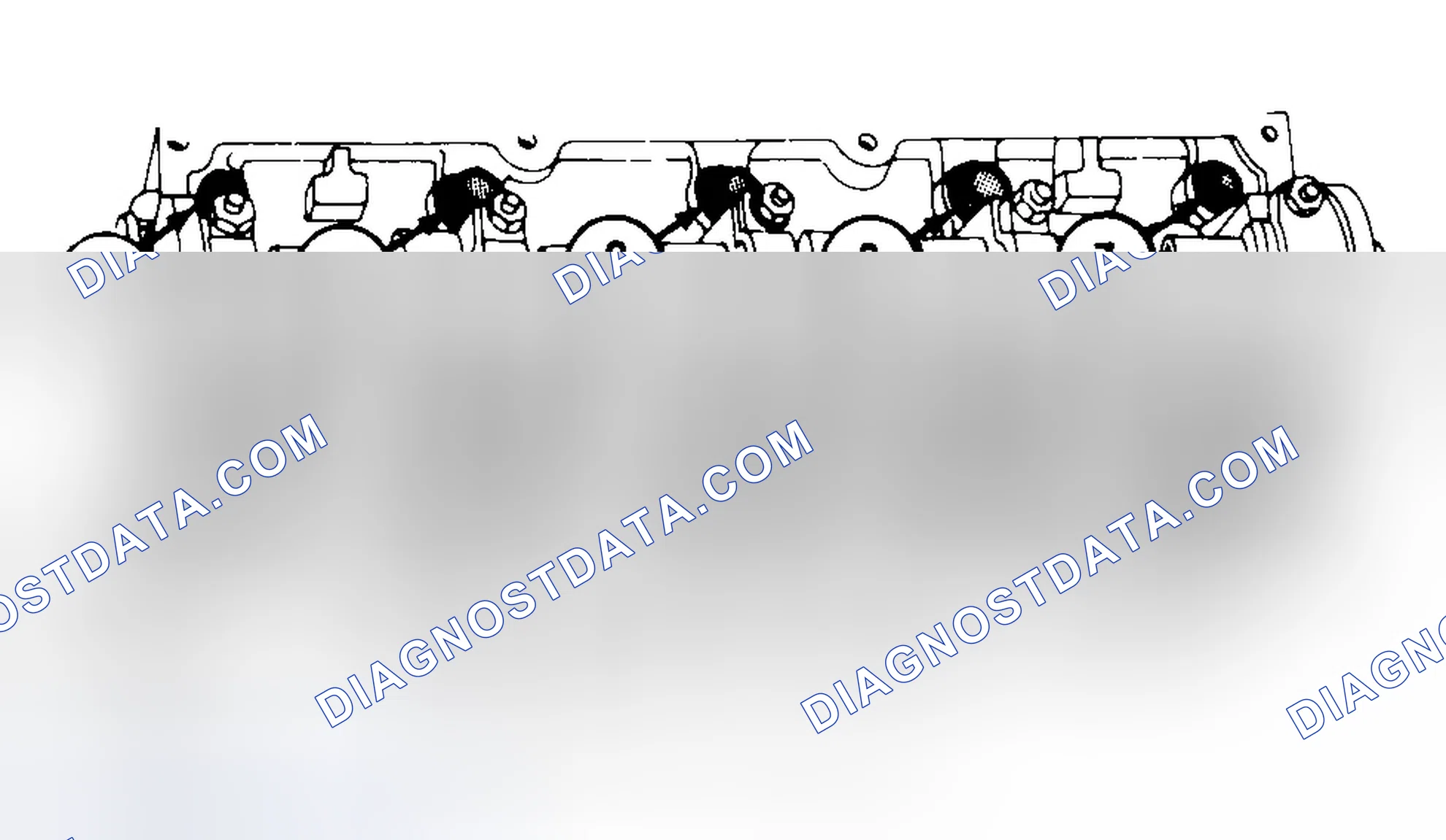 Scheme 7: Typical Cylinder Head Tightening or Loosening Sequence