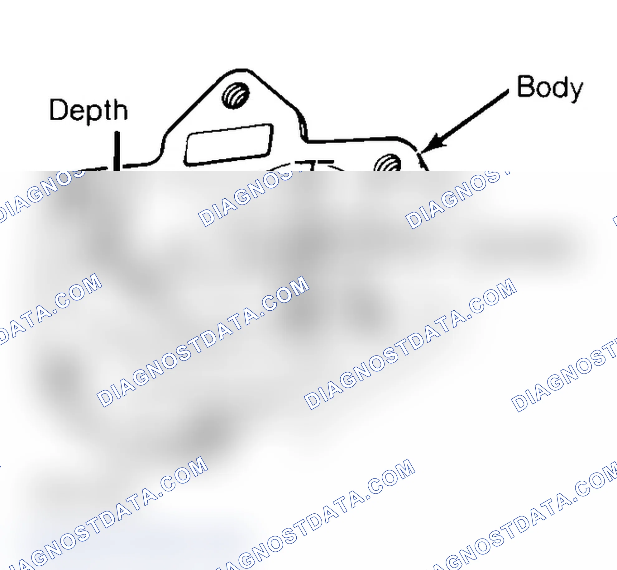 Scheme 35: Measuring Oil Pump Gear Cavity