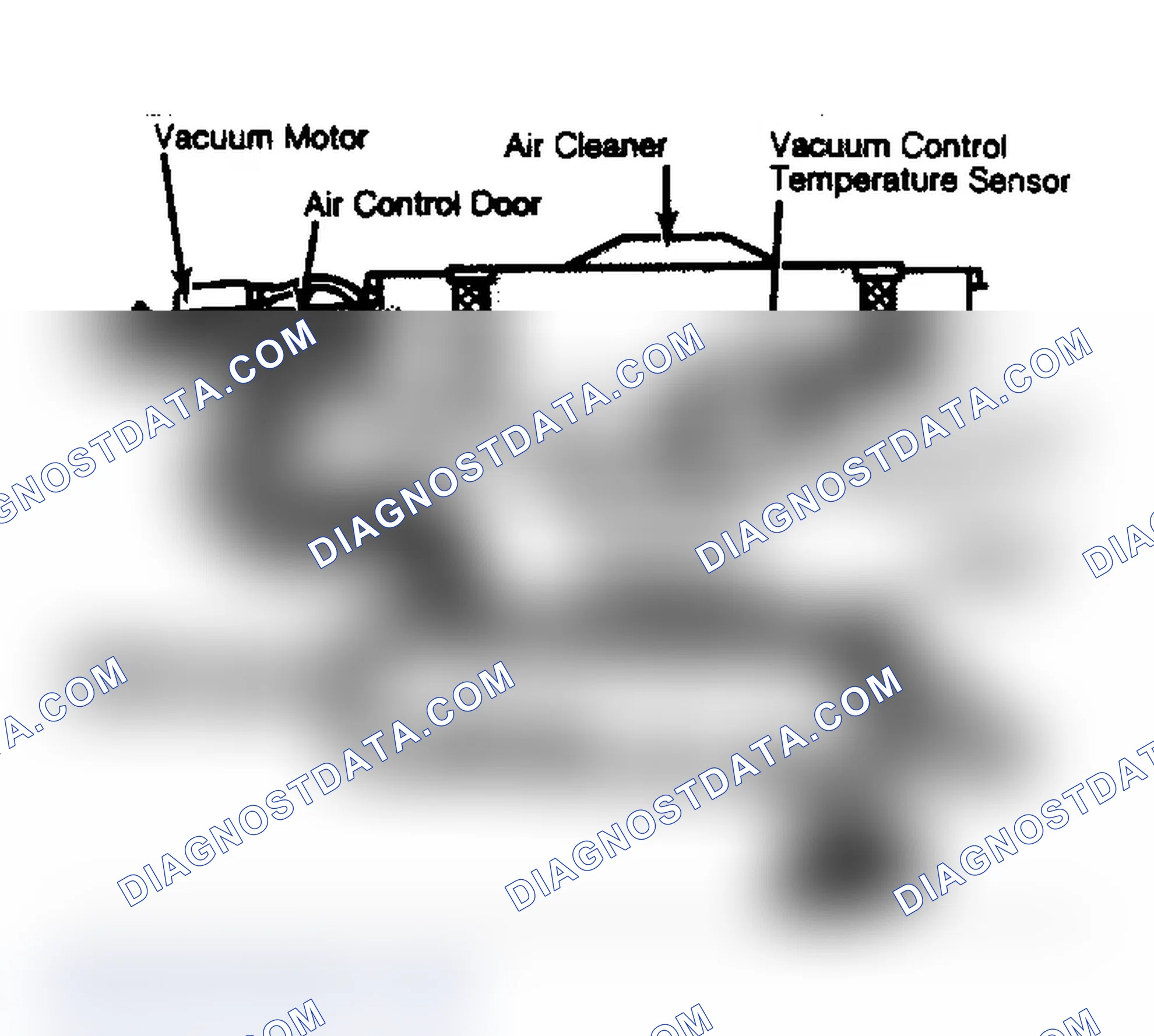 Scheme 20: Thermostatic Air Cleaner Assembly Showing Air Flow into Carburetor