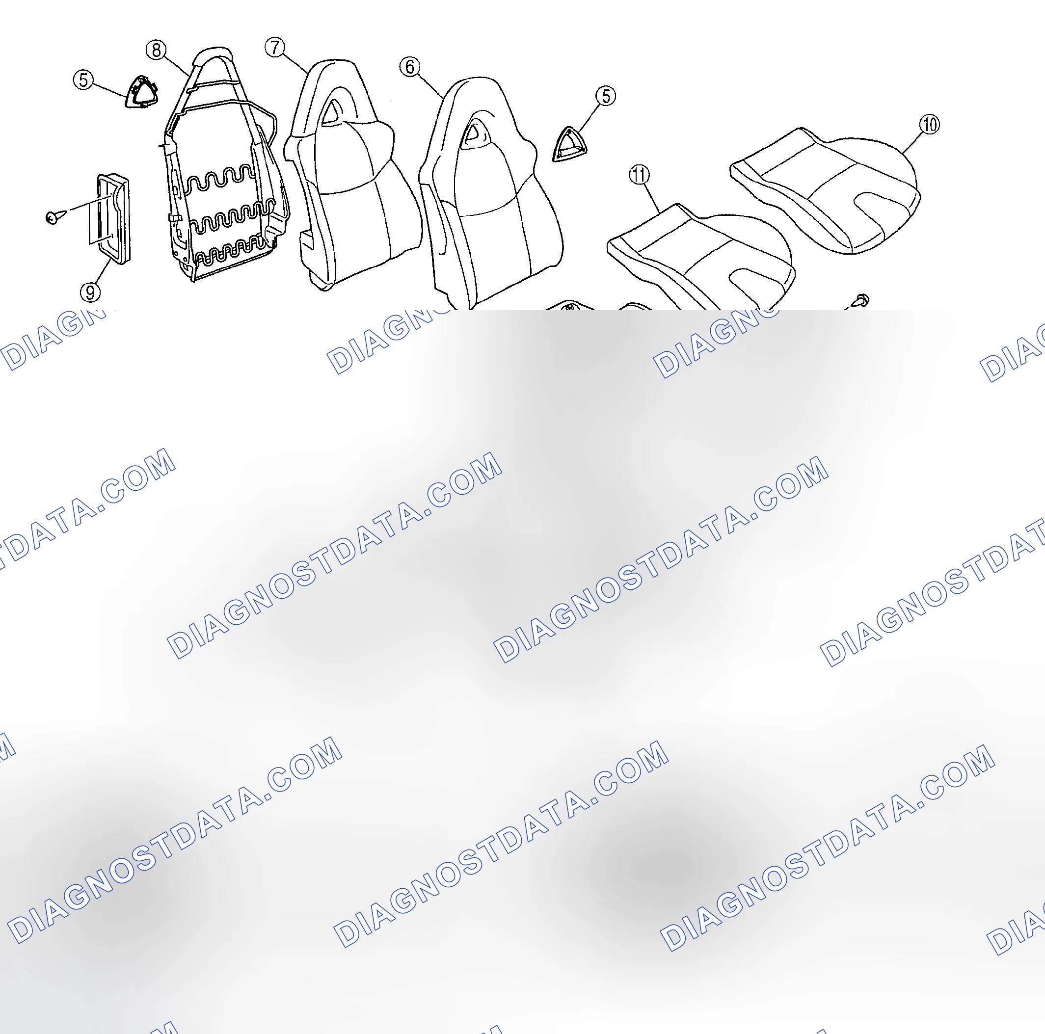 Scheme 6: Manual Seat (RH)