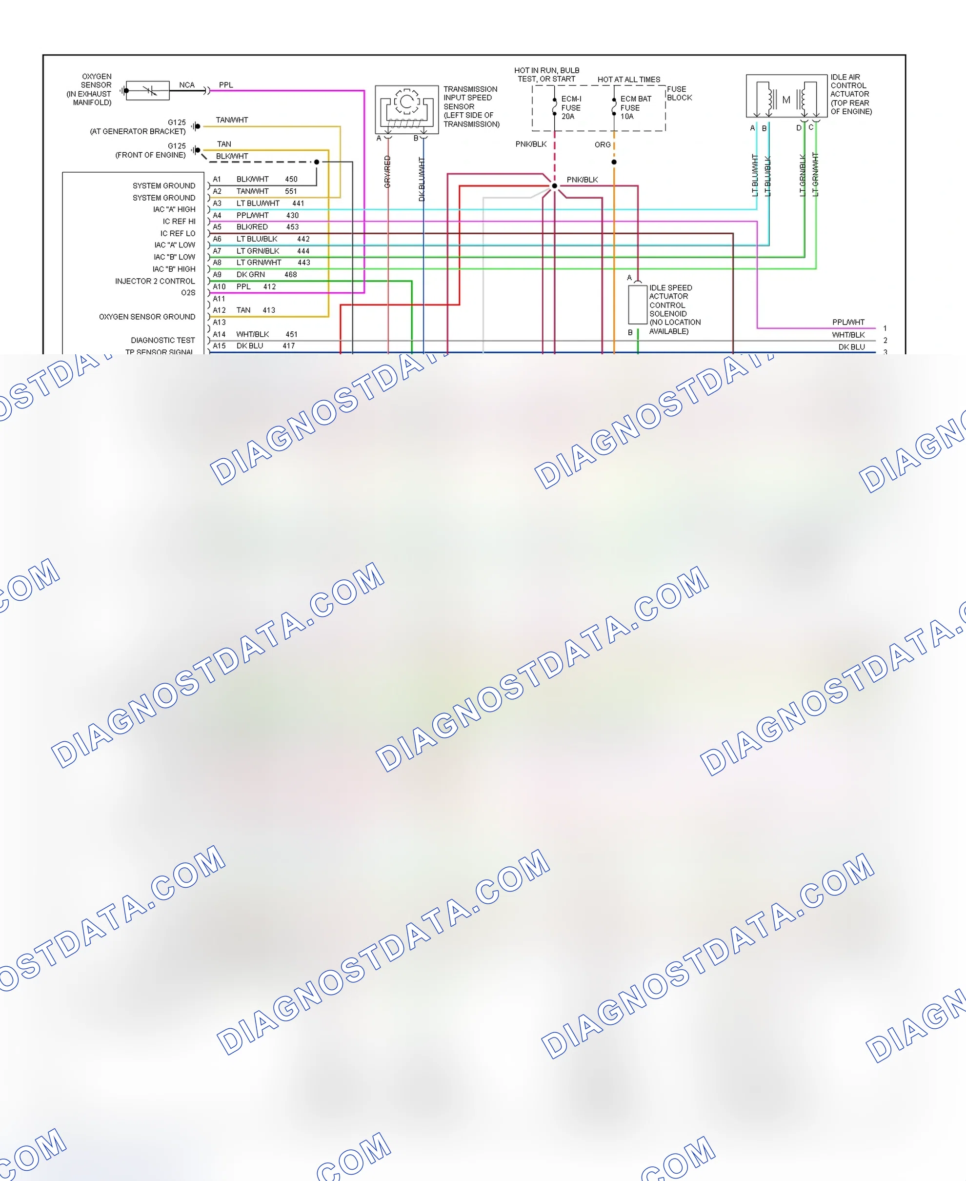 Scheme 388: Wiring Diagram ("P" Series - Cutaway - 7.4L - 1 Of 3)