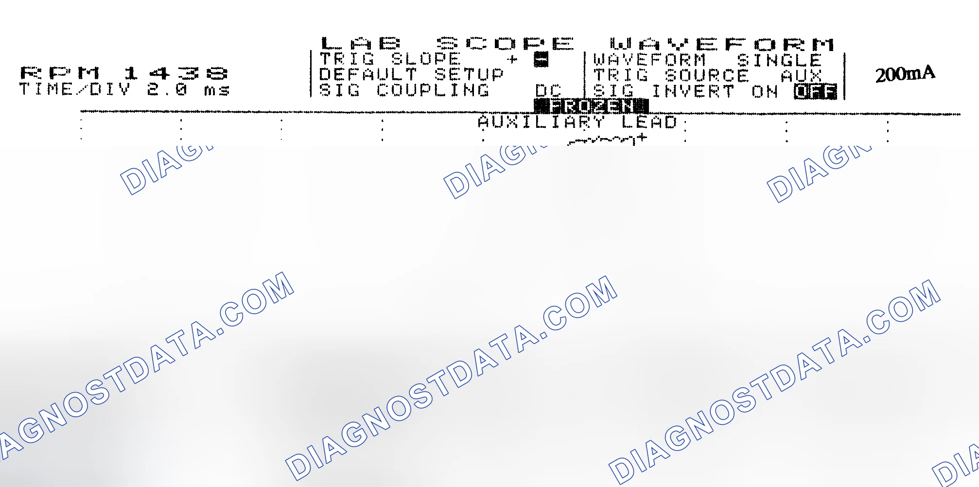 Scheme 15: Single Injector w/Normal Current Flow - Current Pattern