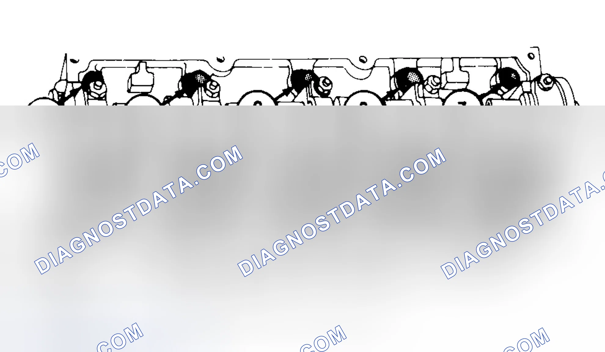 Scheme 7: Typical Cylinder Head Tightening or Loosening Sequence