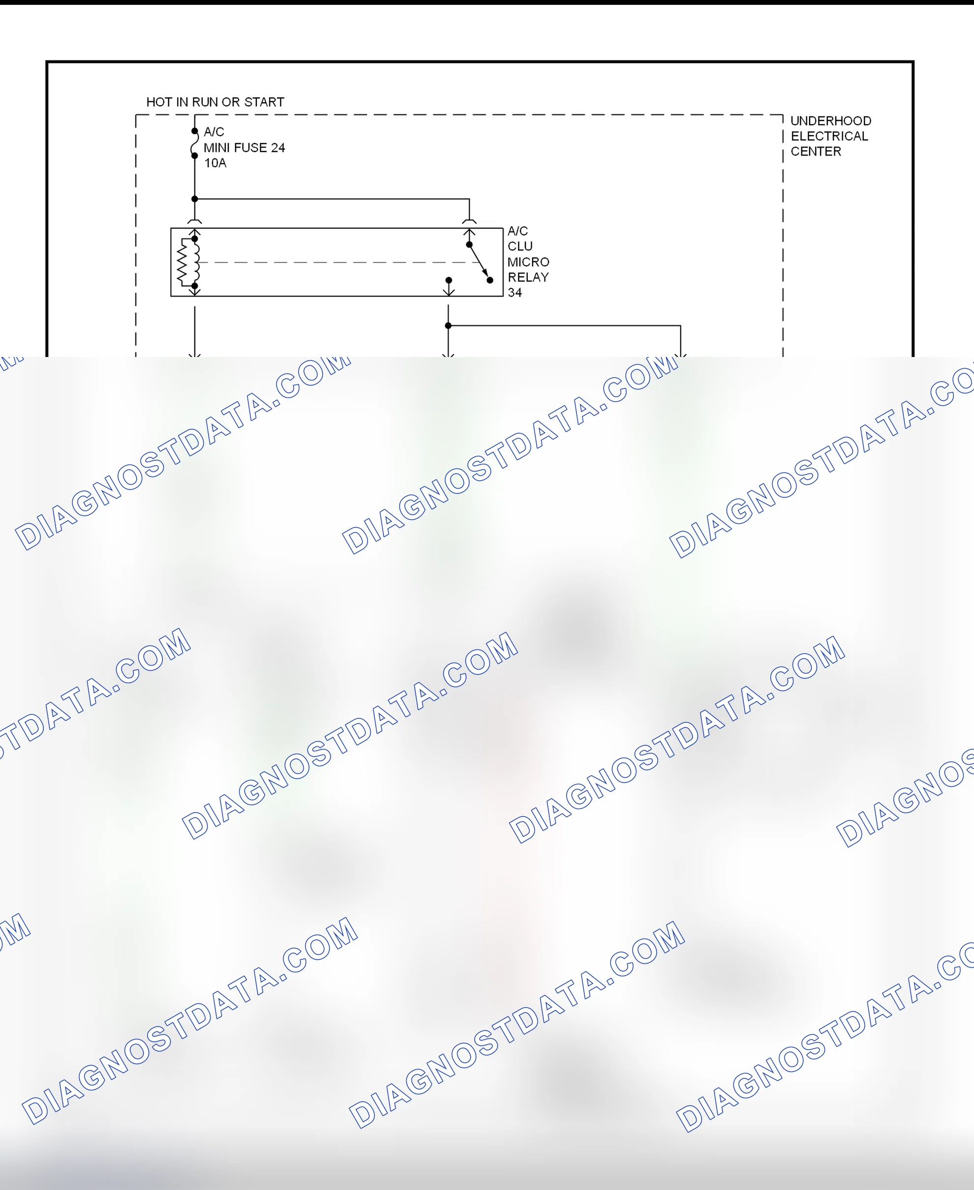 Scheme 11: A/C Compressor Clutch Control Circuit Wiring Diagram (Corvette)