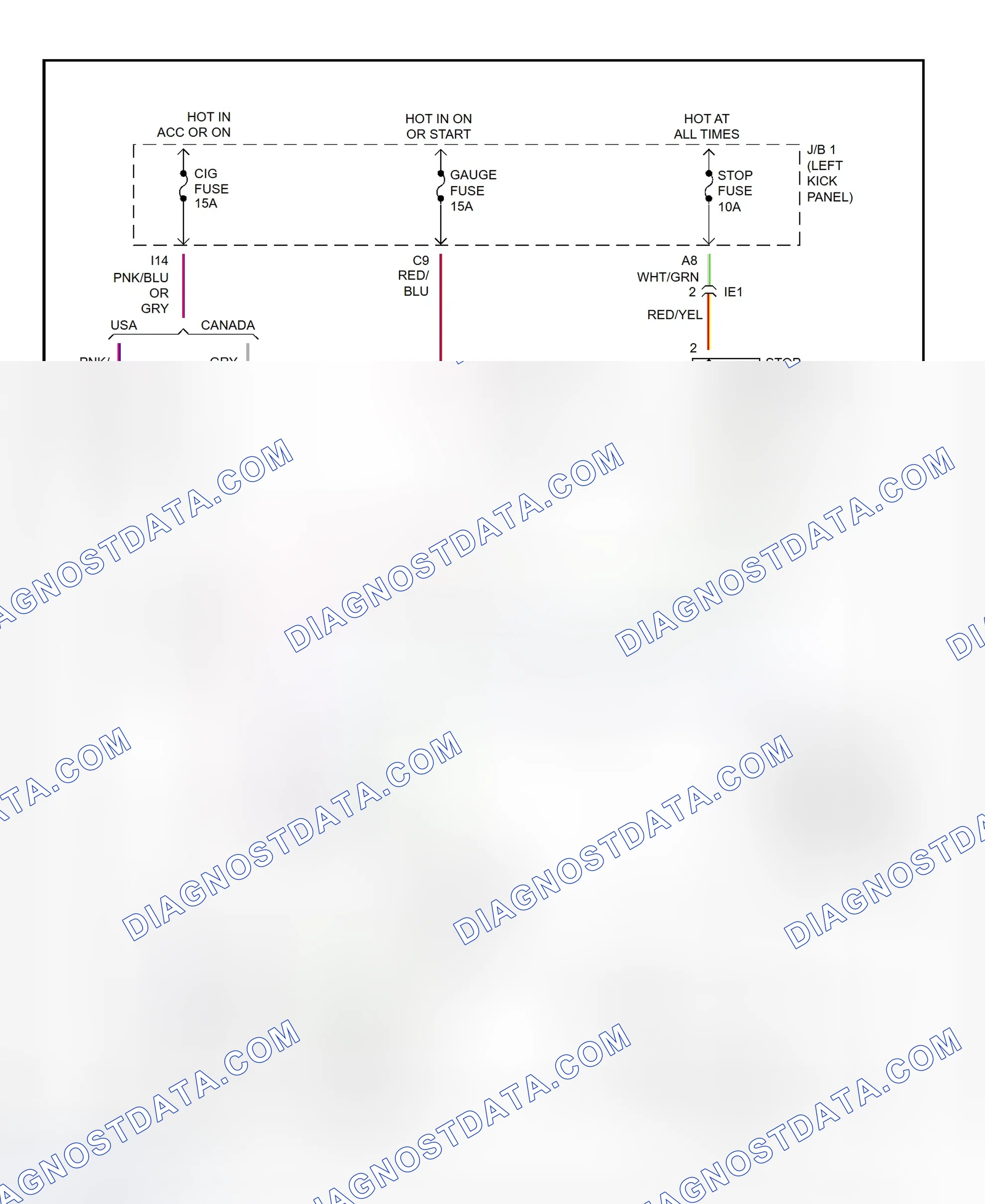 Scheme 16: Shift Interlock System Wiring Diagram (1995 Paseo)