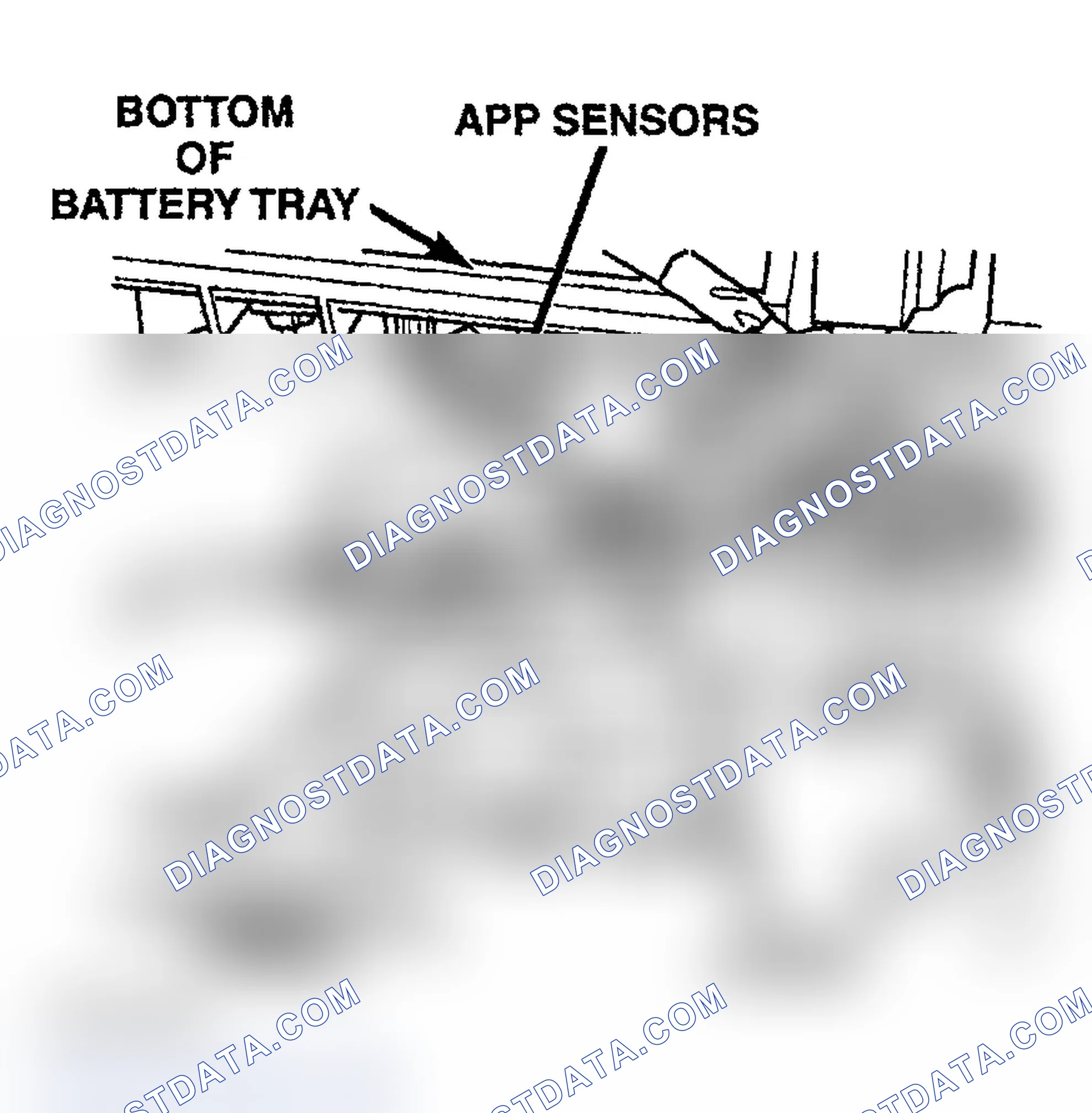 Scheme 734: ACCELERATOR PEDAL POSITION SENSOR LOCATIONS