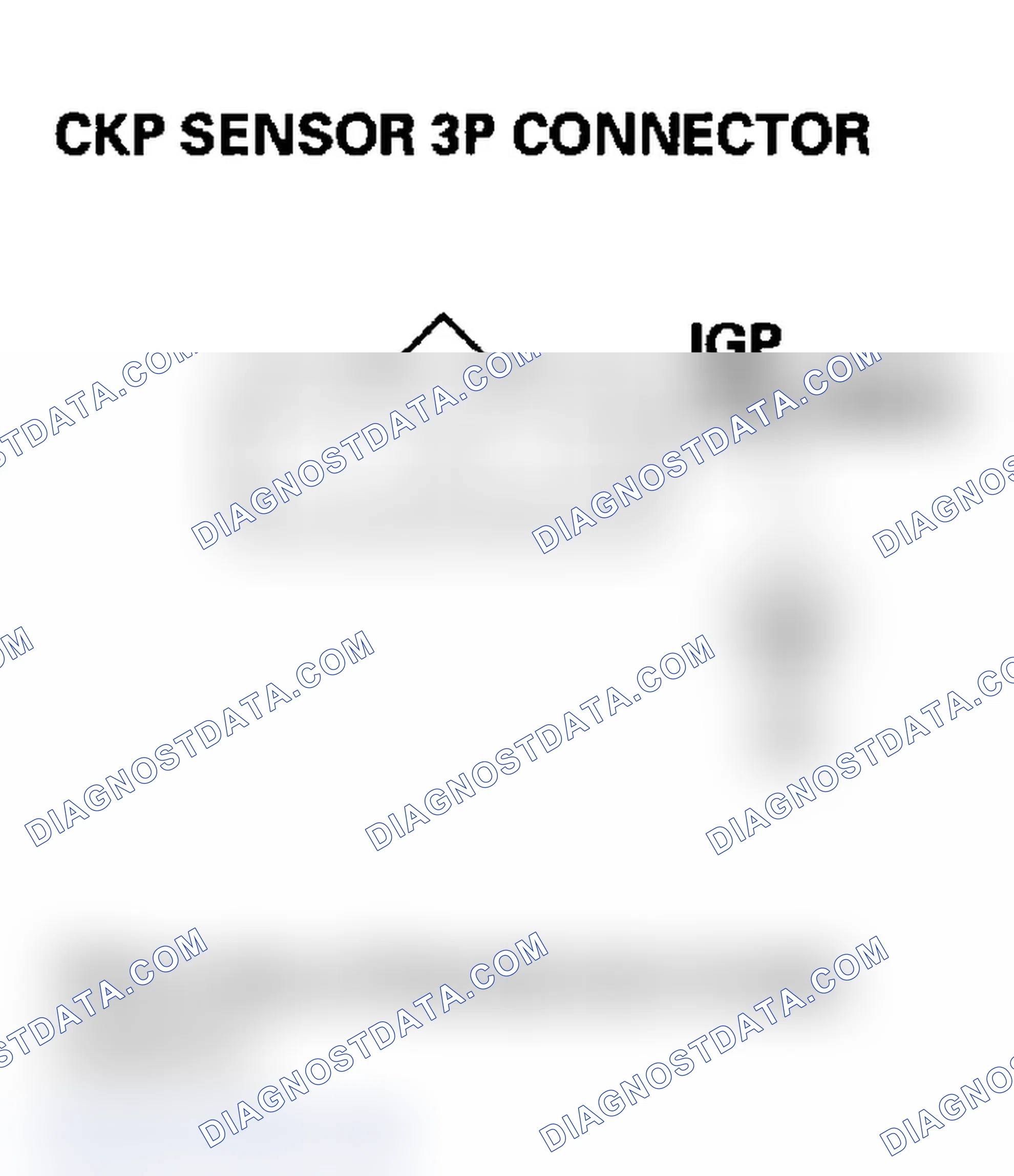 Scheme 137: DTC P0335: CKP Sensor No Signal (2005-2006 models)
