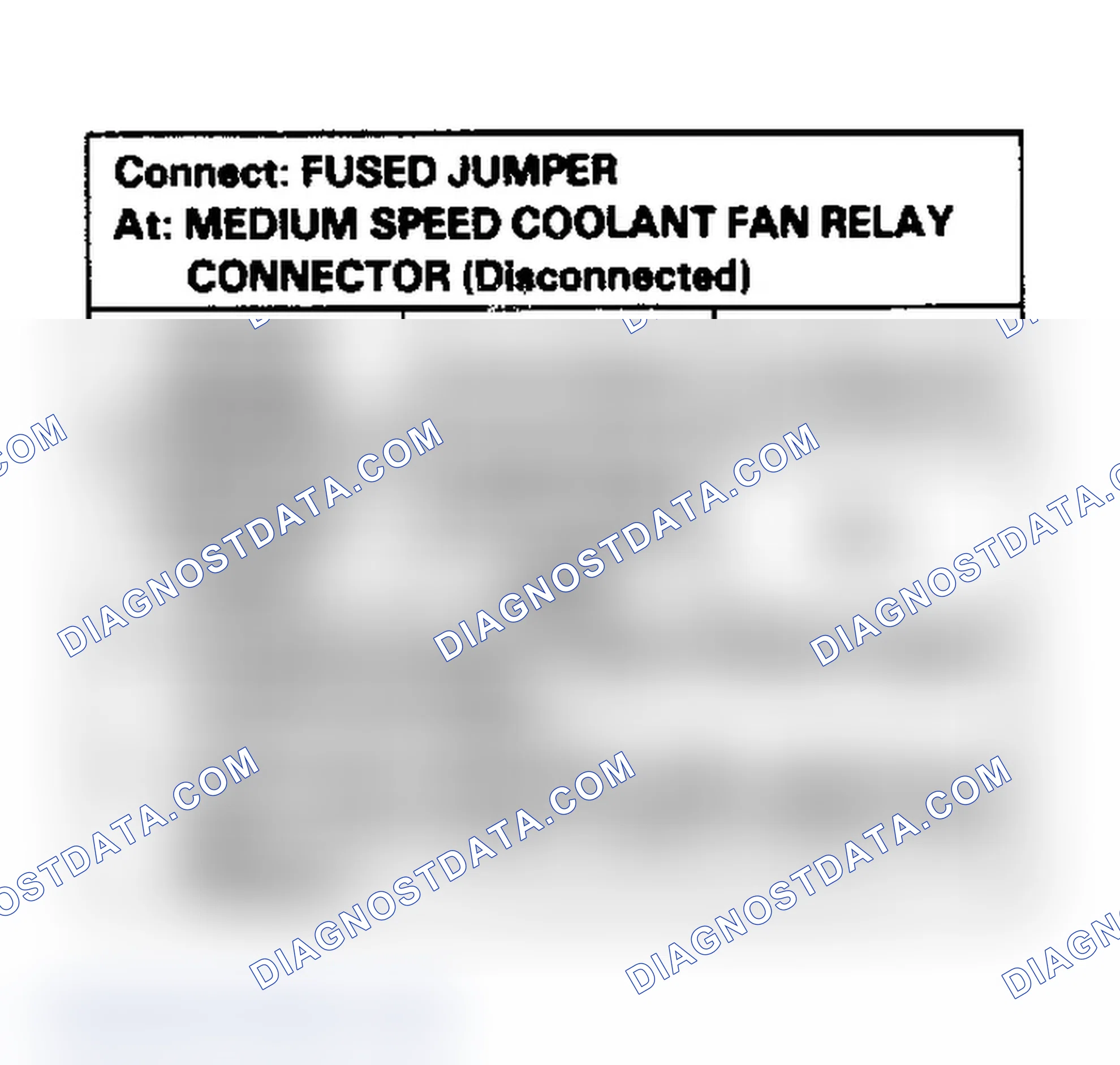 Scheme 12: Coolant Fan Medium Speed Relay Test (Table 3)