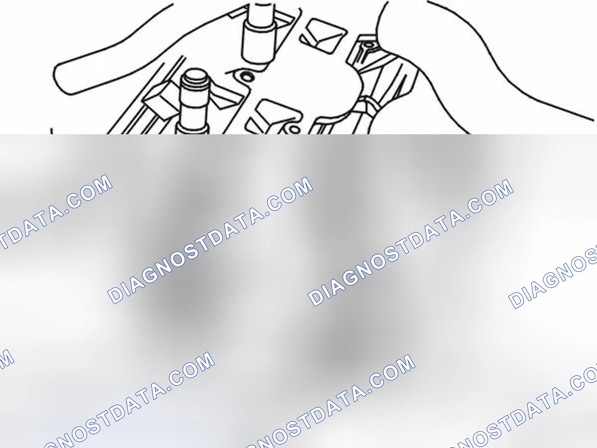 Scheme 68: REMOVING THE INTAKE CAMSHAFT POSITION SENSOR