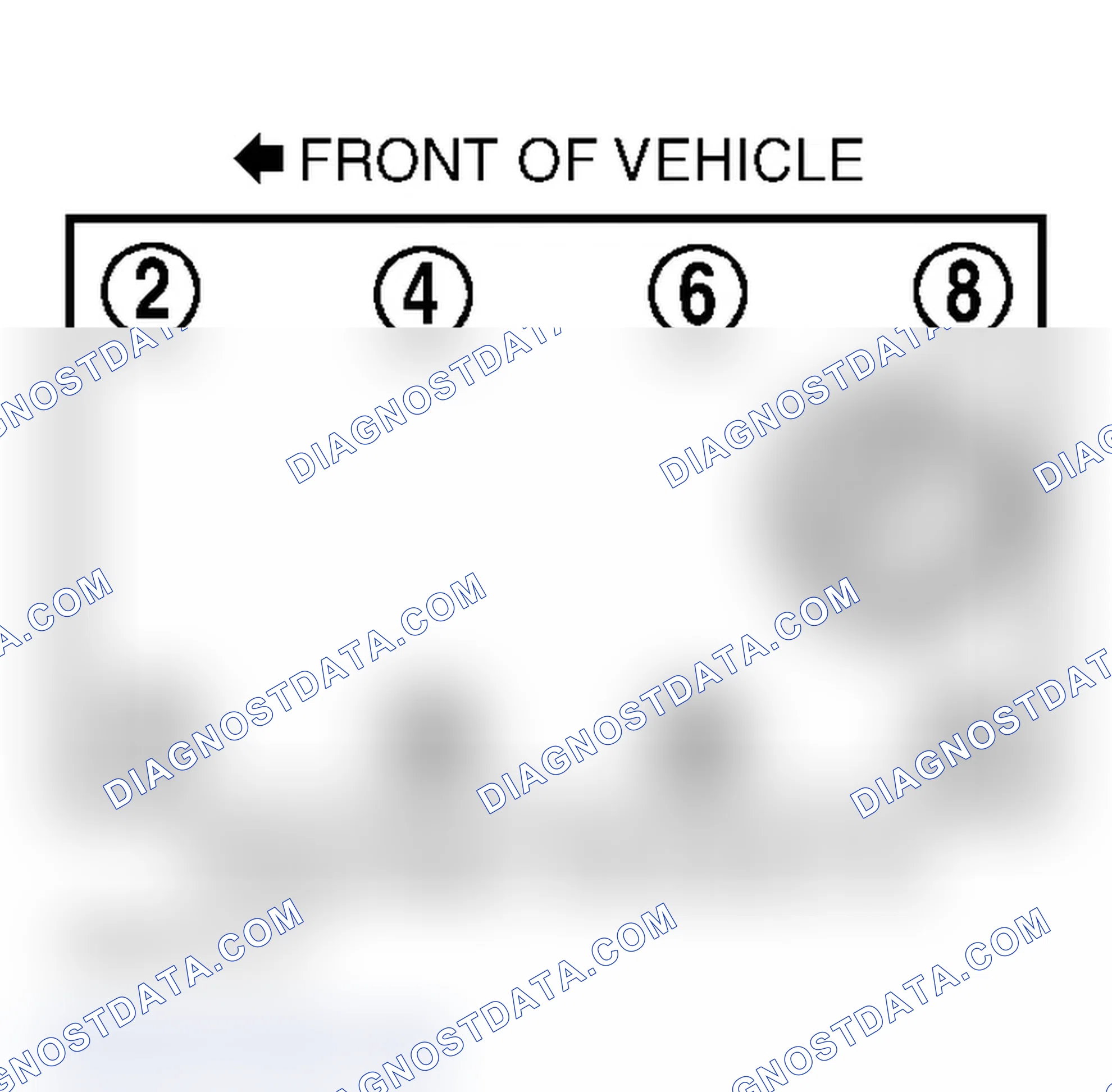 Scheme 6: Firing Order & Distributor Rotation 5.2L & 5.9L Gasoline V8 (Dakota, Durango, Ram Pickup, Ram Van & Ram Wagon)