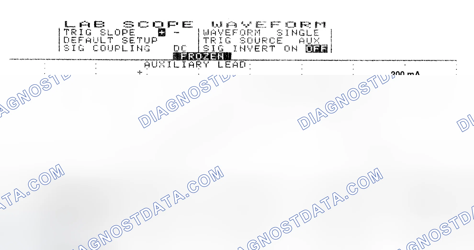 Scheme 13: Single Injector w/Normal Current Flow - Current Pattern