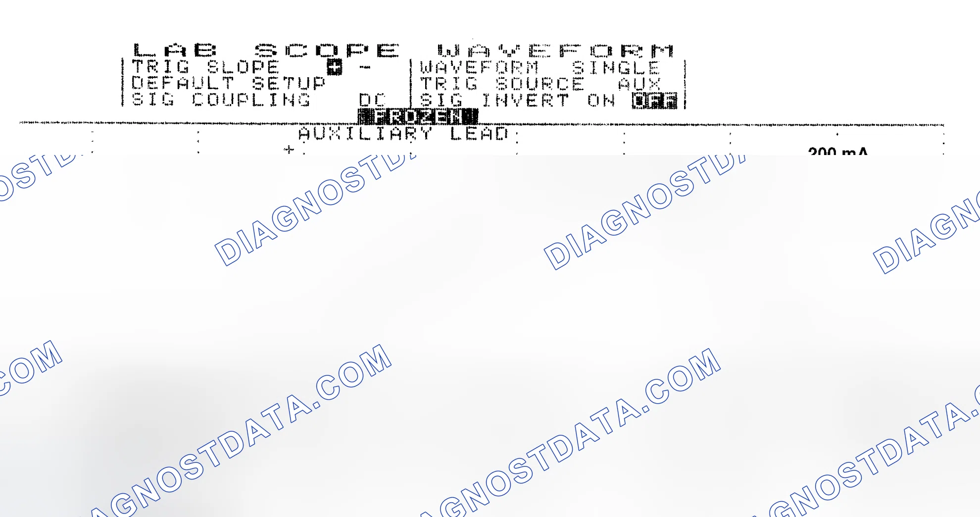 Scheme 13: Single Injector w/Normal Current Flow - Current Pattern