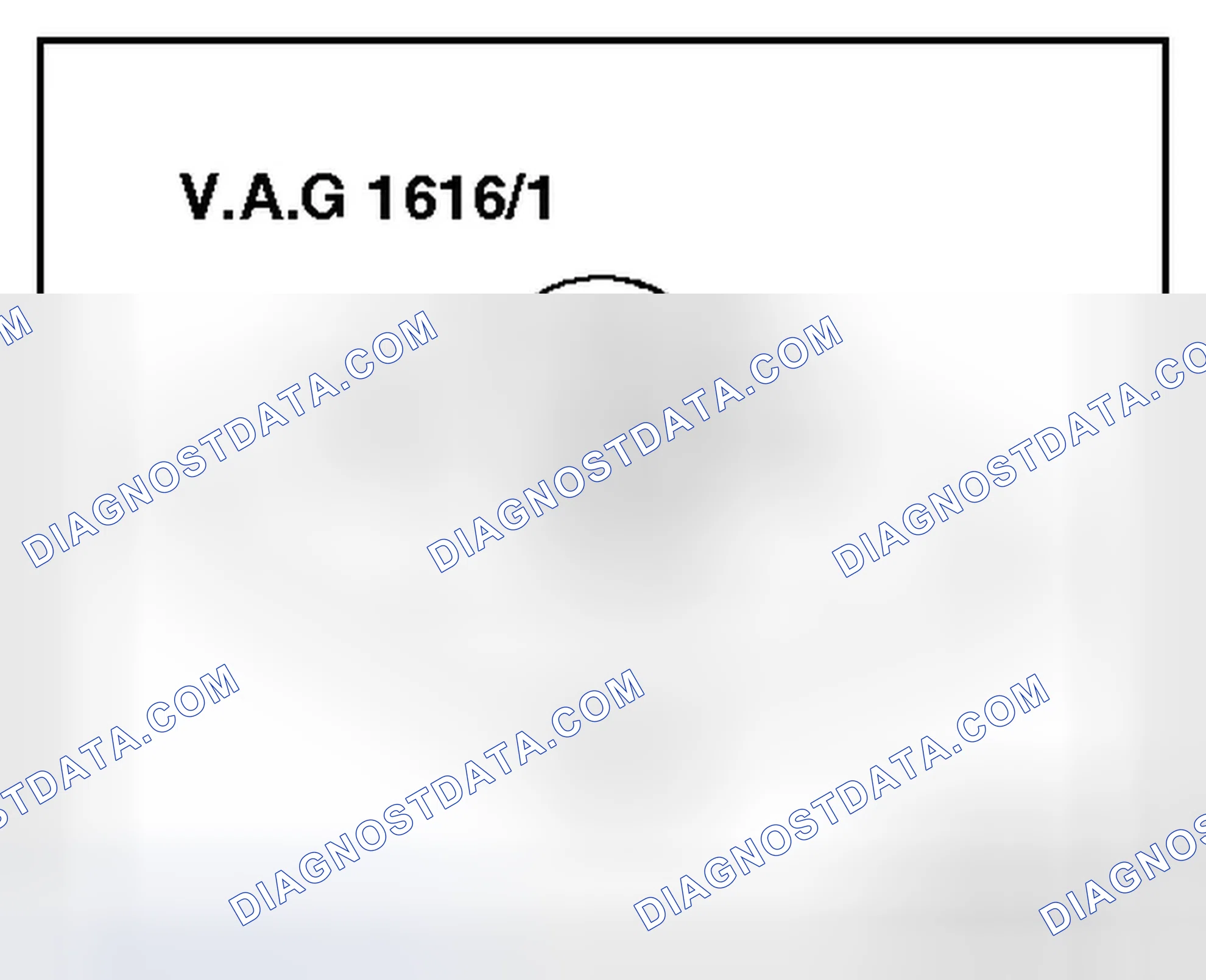 Scheme 61: Puller -V.A.G 1616/1- (for Sanden A/C compressors)