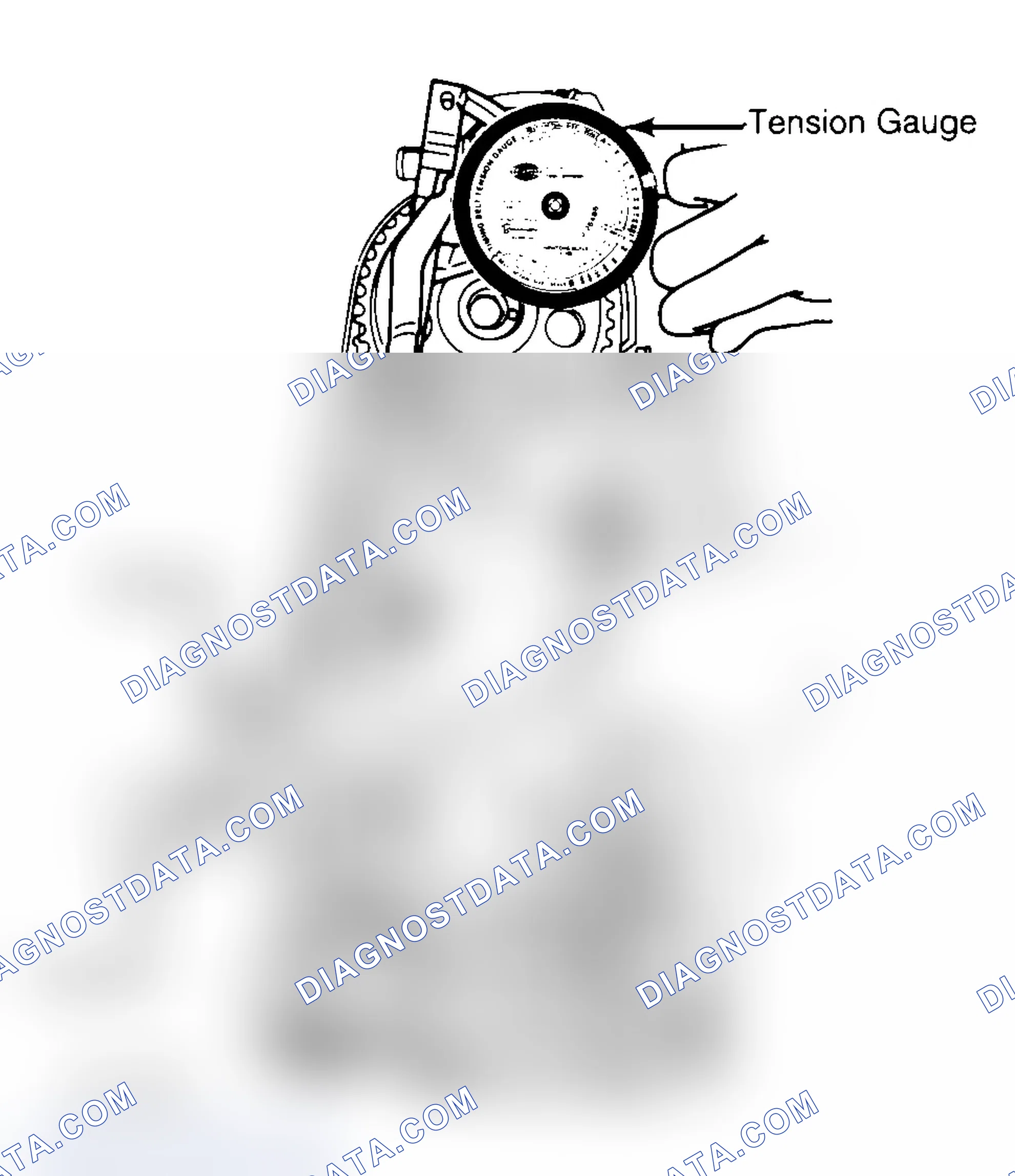 Scheme 28: Adjusting Typical Timing Belt Tension