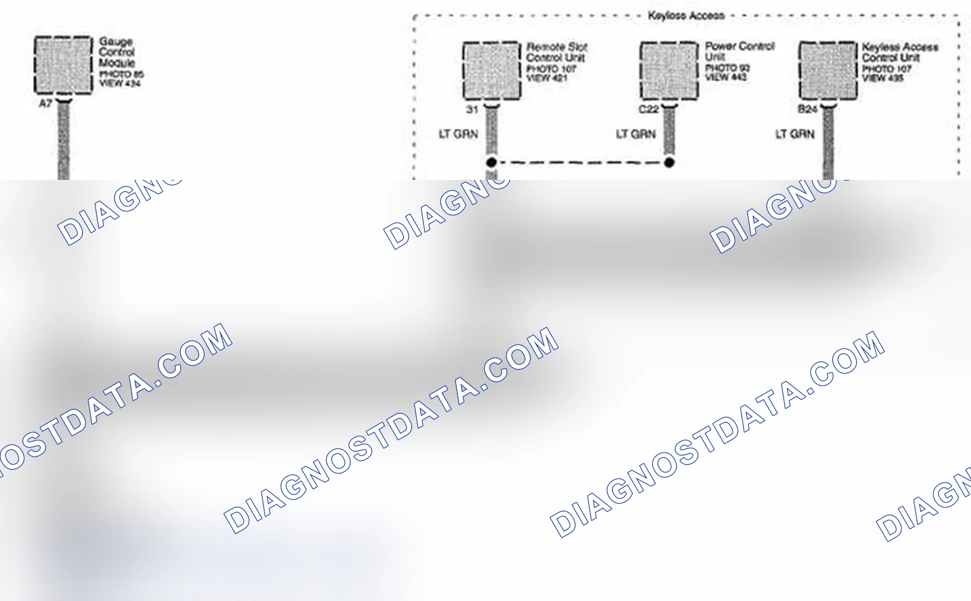 Scheme 92: Parking Brake Position Circuit Diagram (Page 15-1)