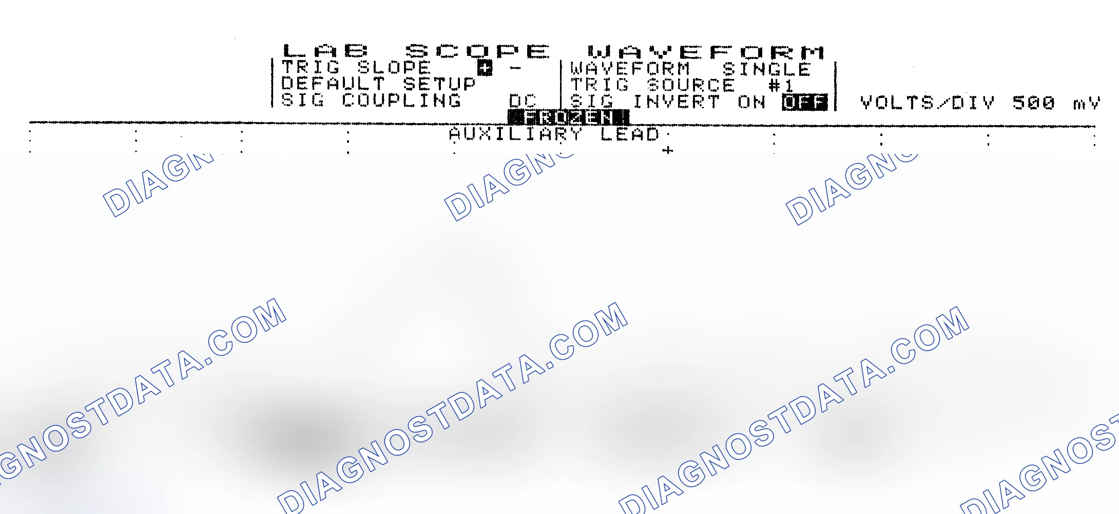 Scheme 10: Single Injector w/Excessive Current Flow - Current Pattern