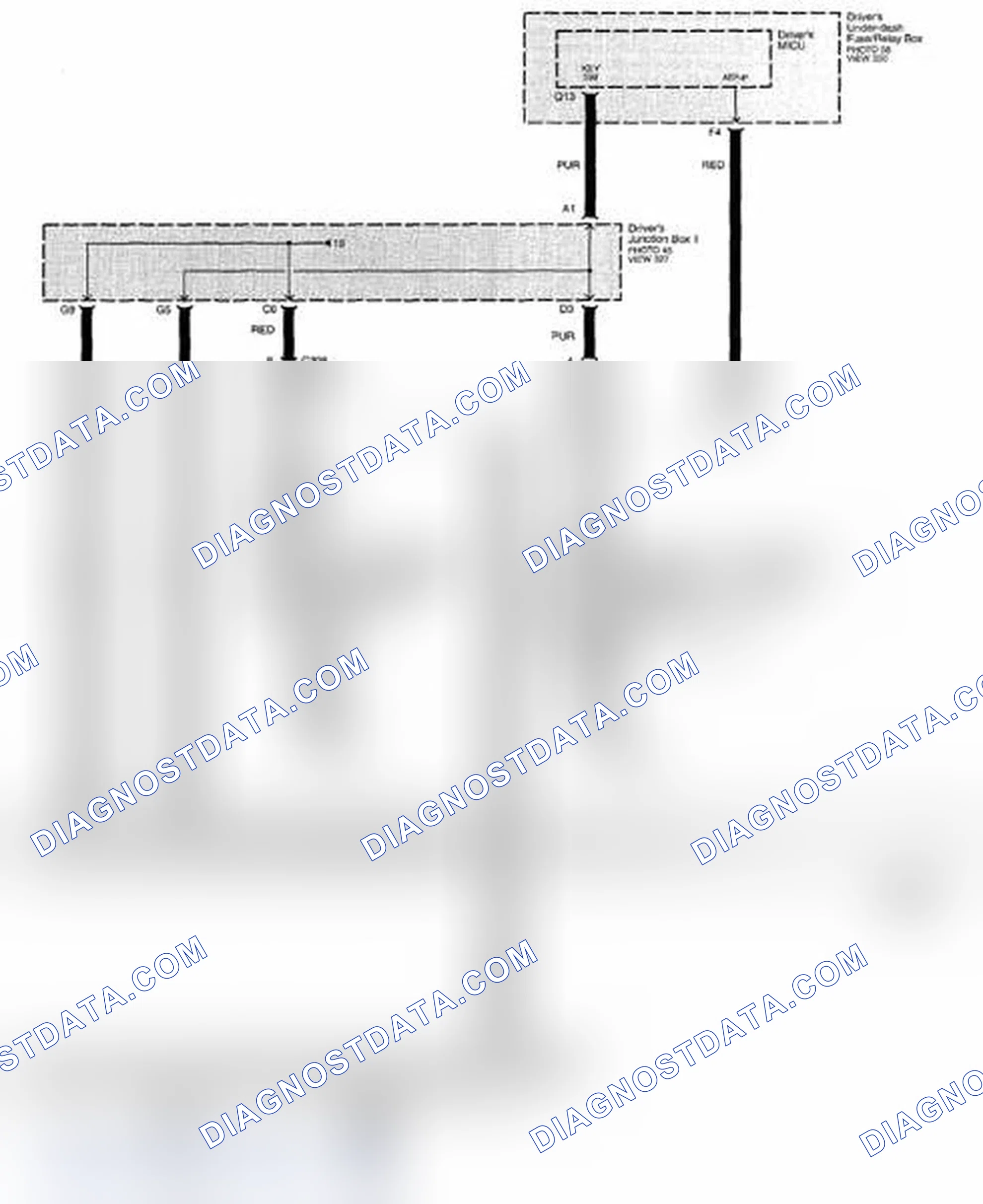 Scheme 191: Starting System Circuit Diagram - A/T: Keyless Access (Page 21-4)