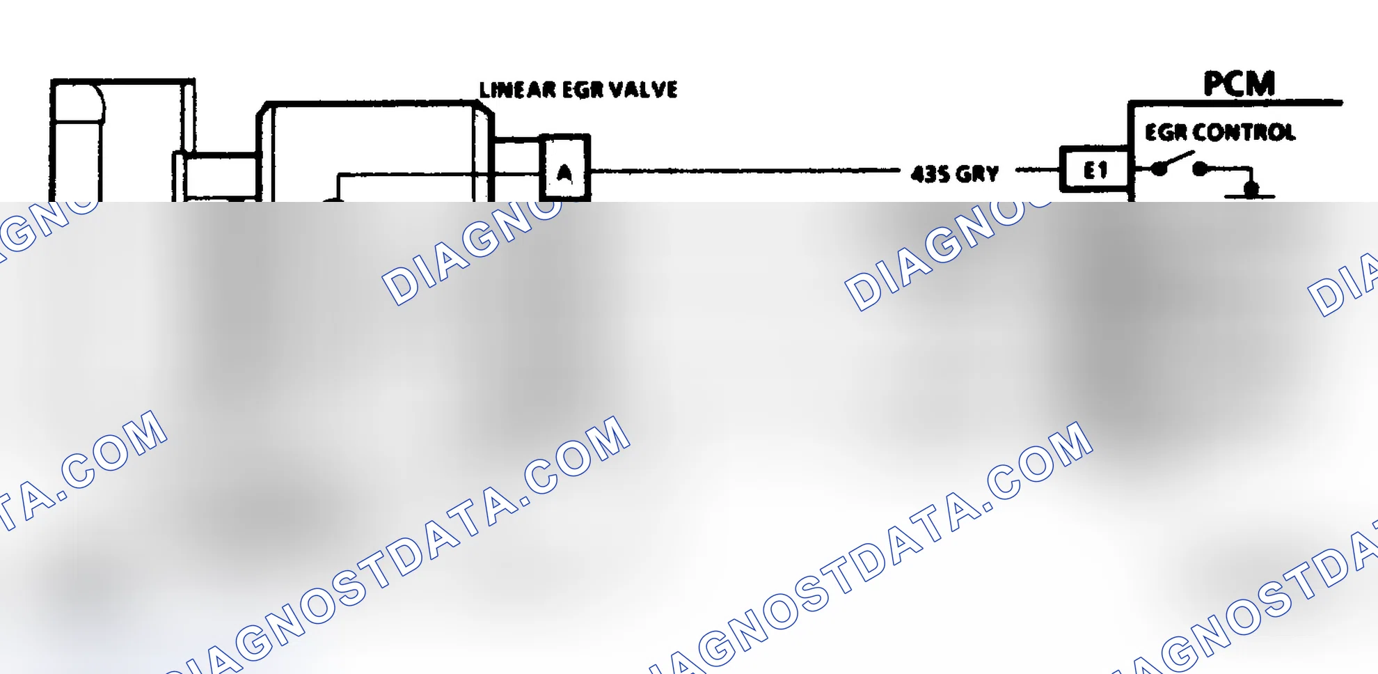 Scheme 257: Code 32 Schematic ("P" Series 7.4L) EGR Circuit Error With Linear EGR