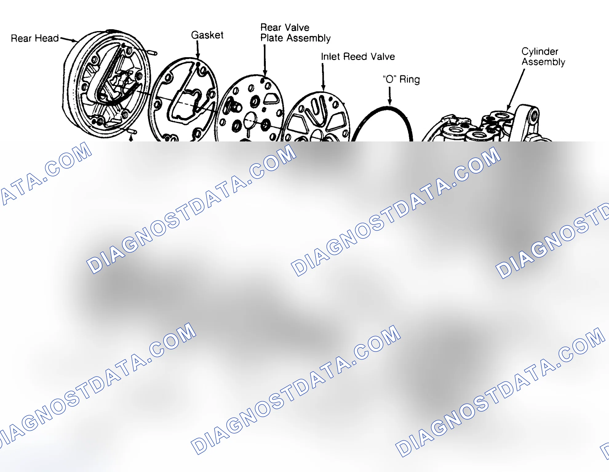 Scheme 18: Exploded View of C-171 6-Cylinder Compressor
