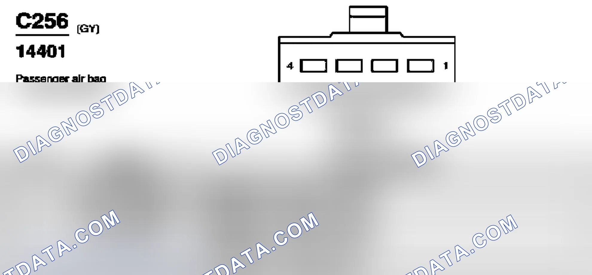 Scheme 92: Identifying Connectors C256, C260, C263, C264 & C265