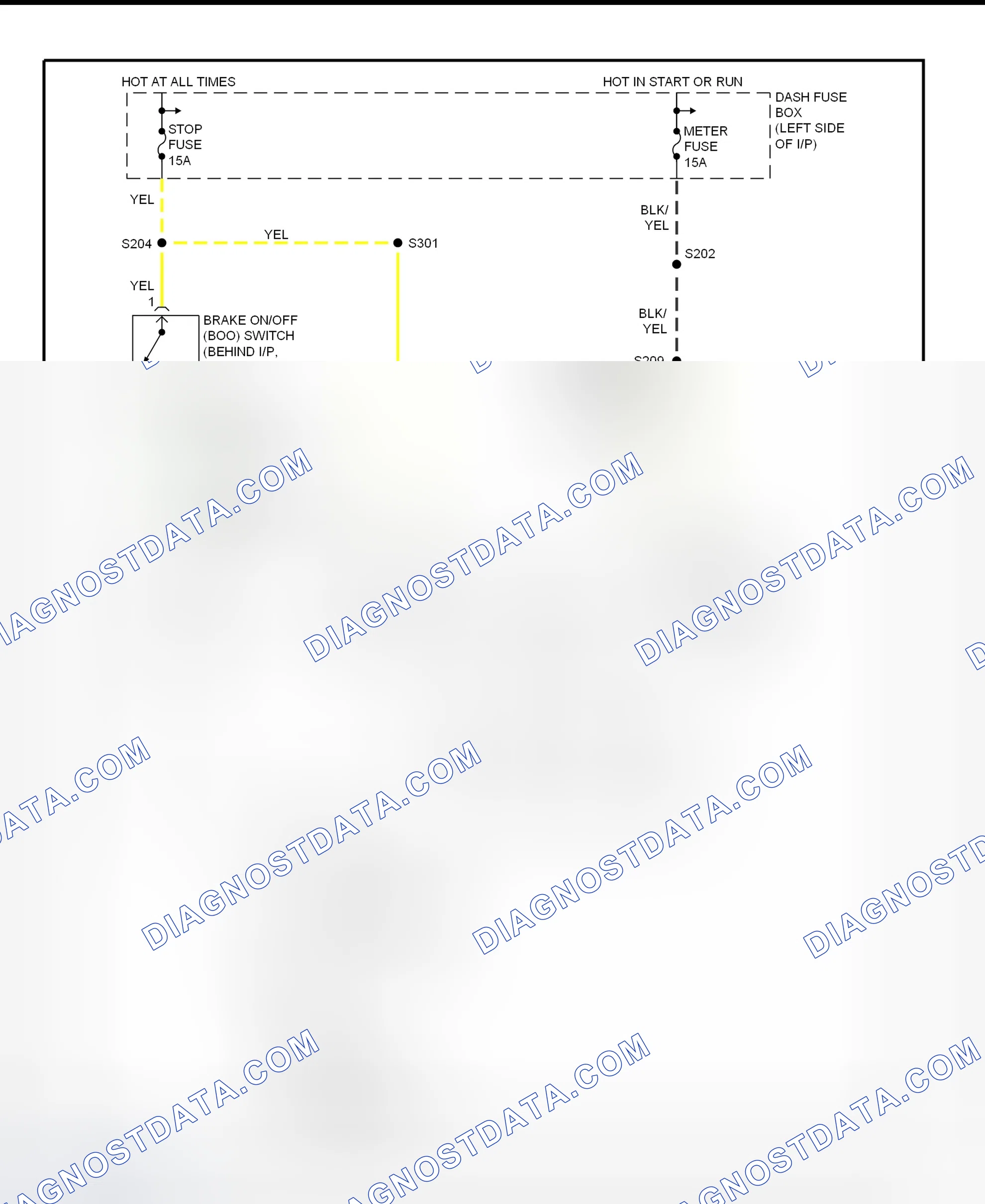 Scheme 134: Shift Interlock System Wiring Diagram (1997 Aspire)