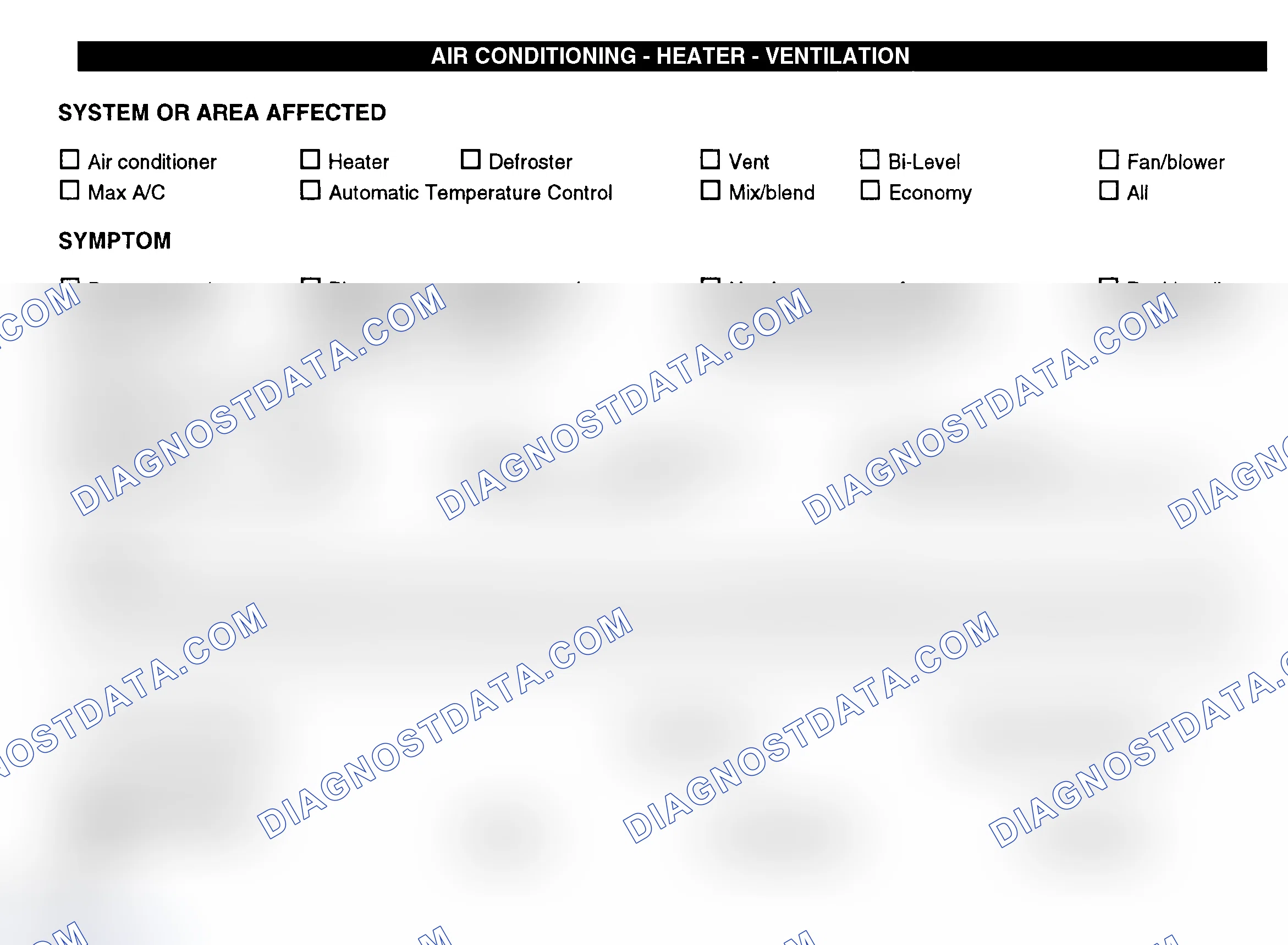 Scheme 8: Air Conditioning, Heater & Ventilation