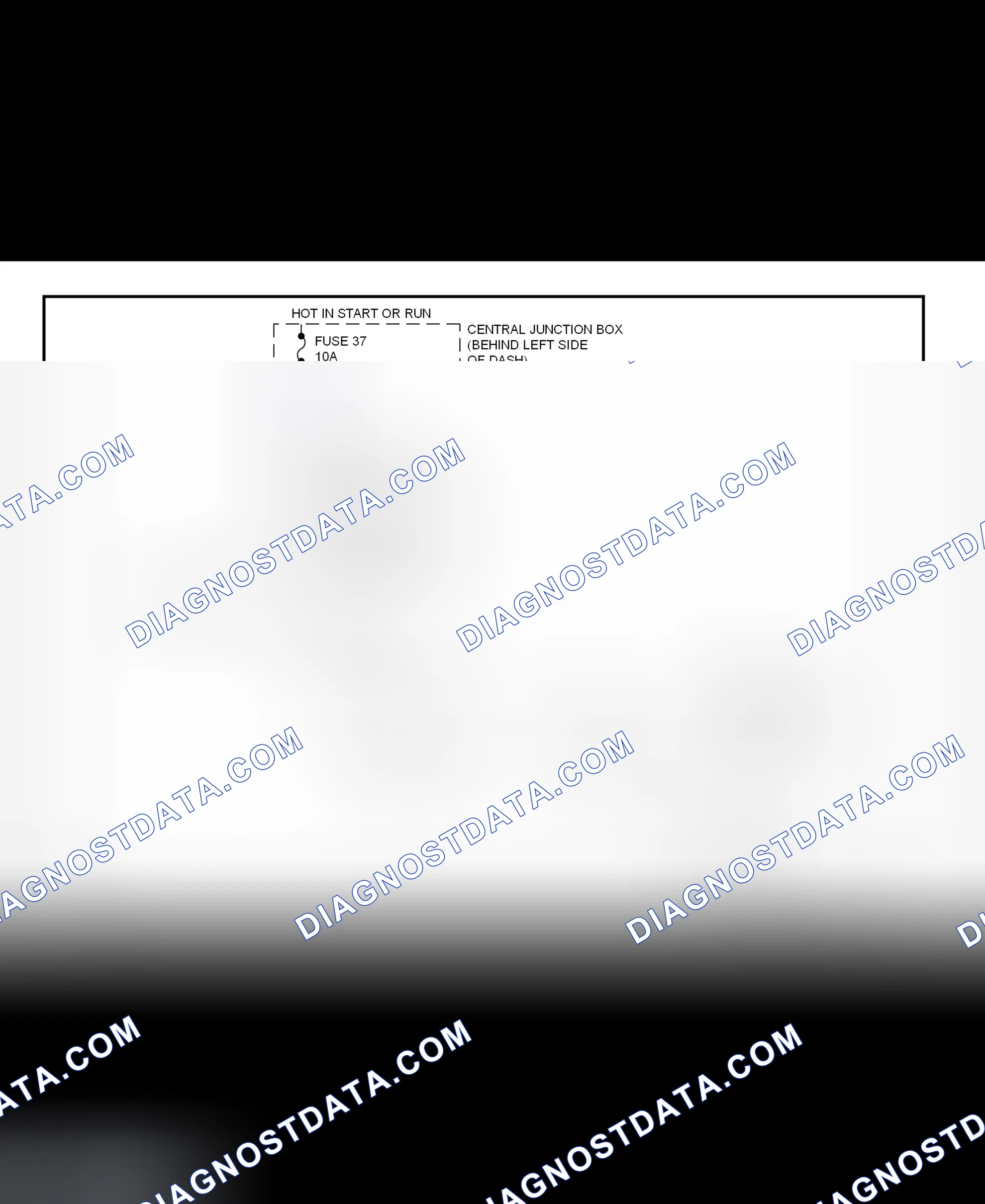 Fig. 30: Shift Interlock System Wiring Diagram (Villager)